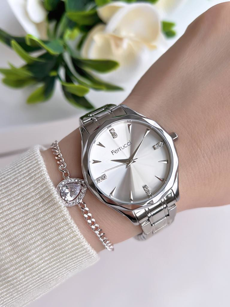 BLKT.2.965 Ferrucci Kadın Kol Saat 30 Mt Suya Dayanıklı Çelik Kor