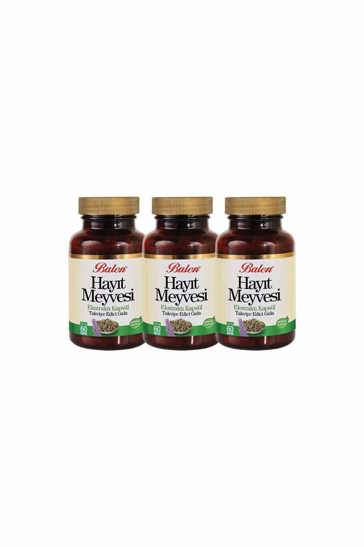 Bln Hayıt Meyvesi Ekstraktı Kapsül 375 Mg*60 3 Adet