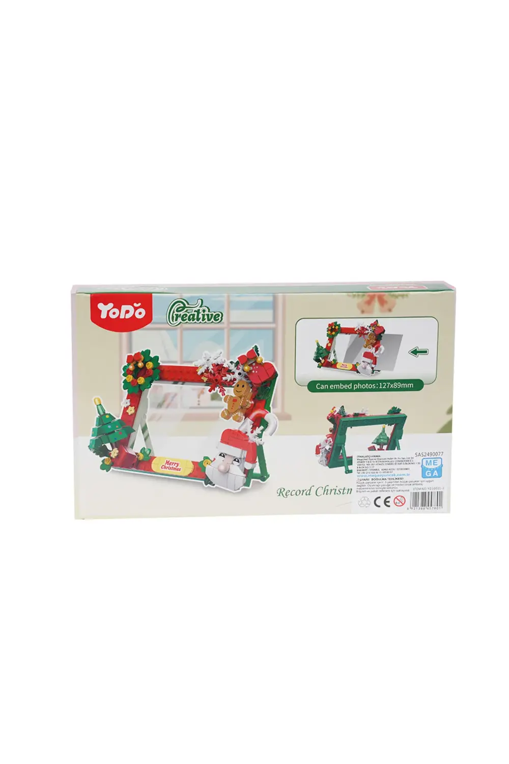 Blok Çerçeve Merry Christmas Temalı 251 Parça