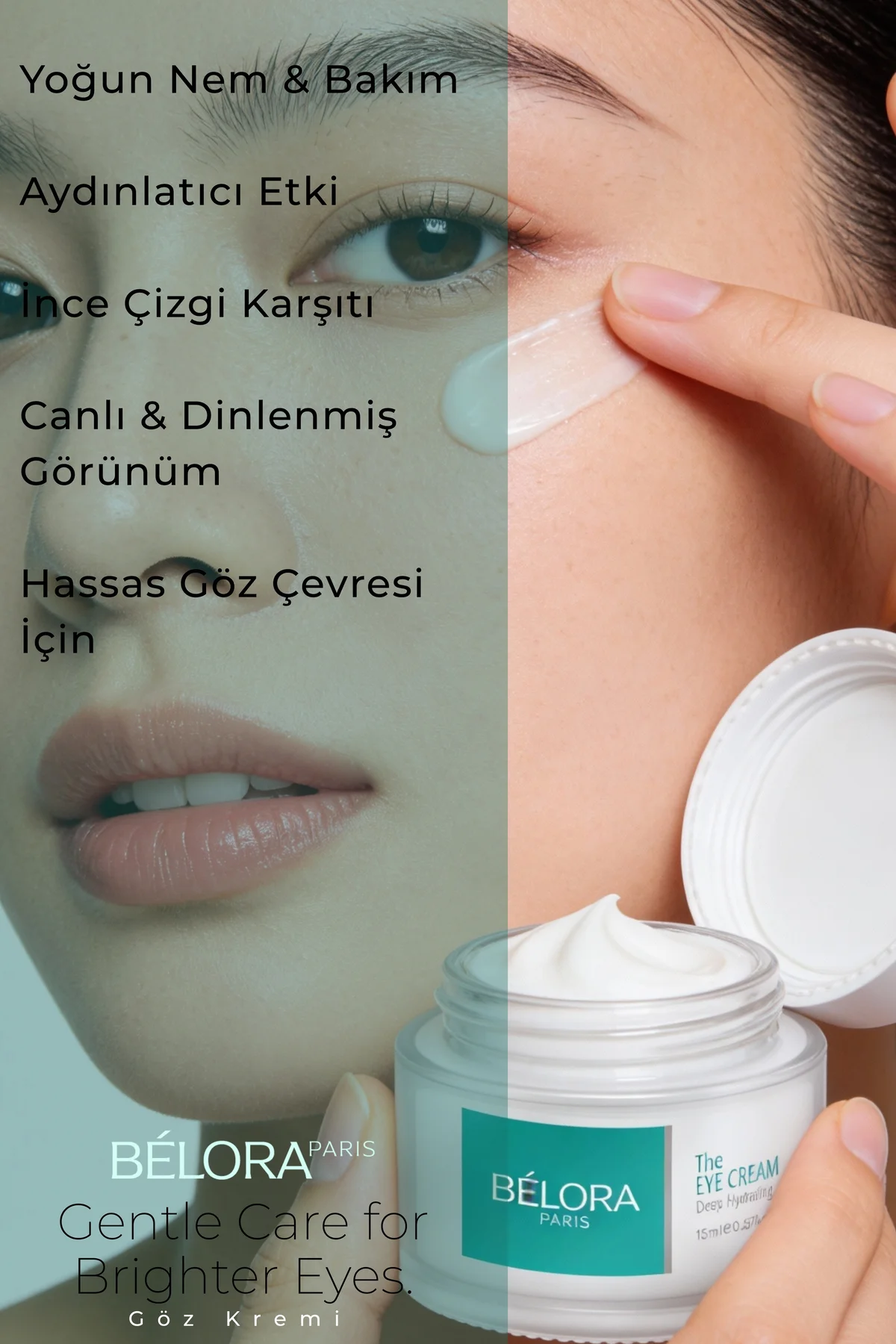 Bélora Paris Göz Çevresi Kremi Yaşlanma-Kırışıklık Karşıtı Nemlendirici Aydınlatıcı Göz Kremi 15ml Bélora Paris Göz Çevresi Kremi Yaşlanma-Kırışıklık Karşıtı Nemlendirici Aydınlatıcı Göz Kremi 15ml