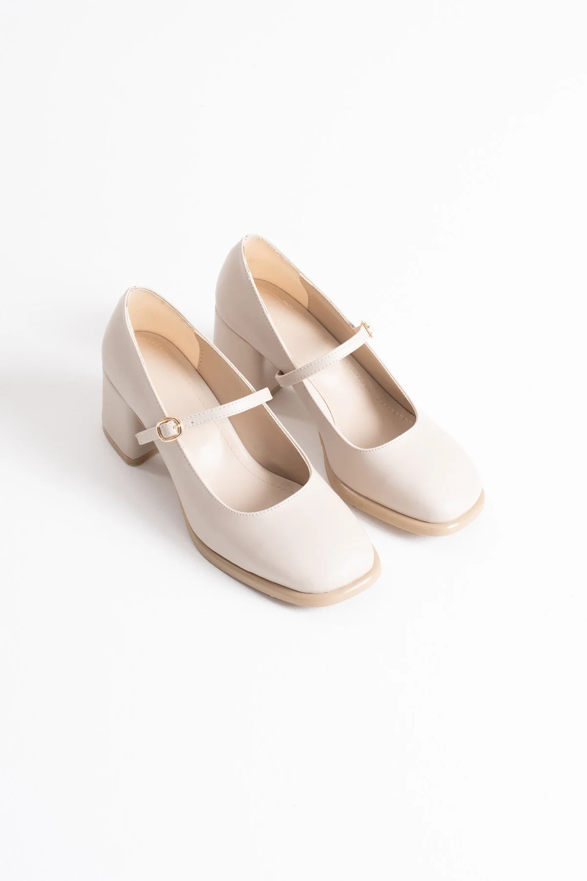 Blown Bej Rugan Kadın Topuklu Ayakkabı