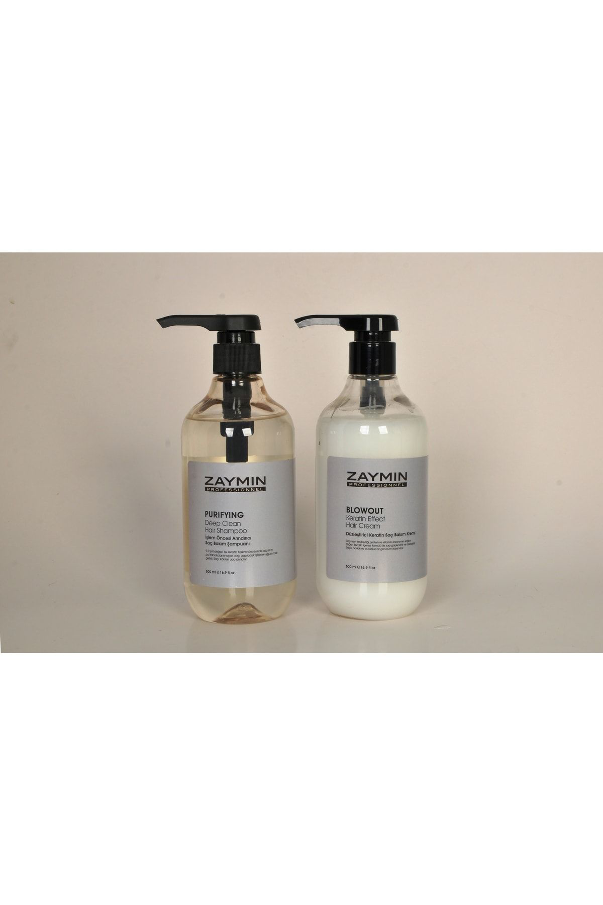 Zaymin Blowout Düzleştirici Keratin Bakım Seti 500Ml