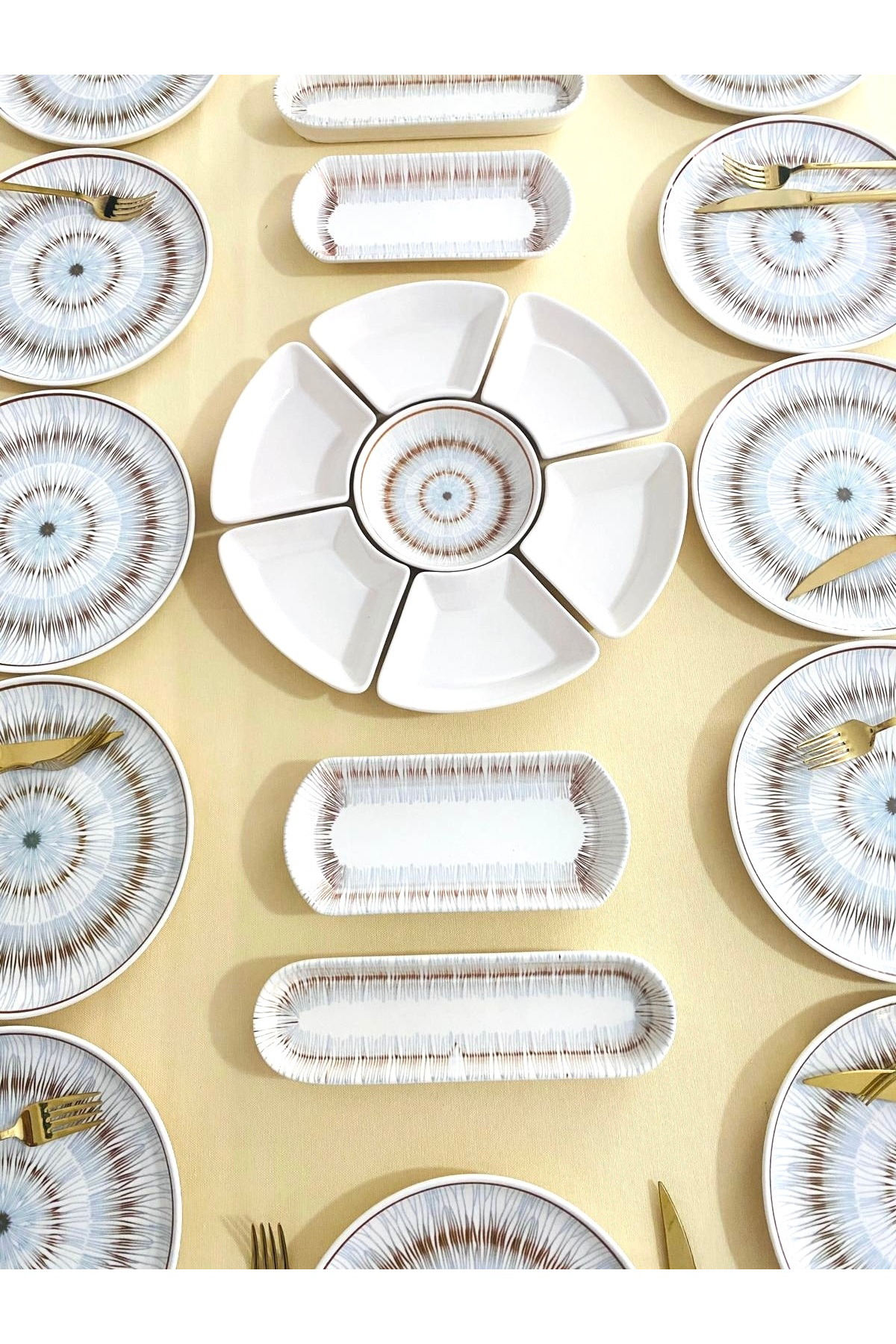 Blue Eyes 12 Kişilik 23 Parça Kahvaltı Takımı