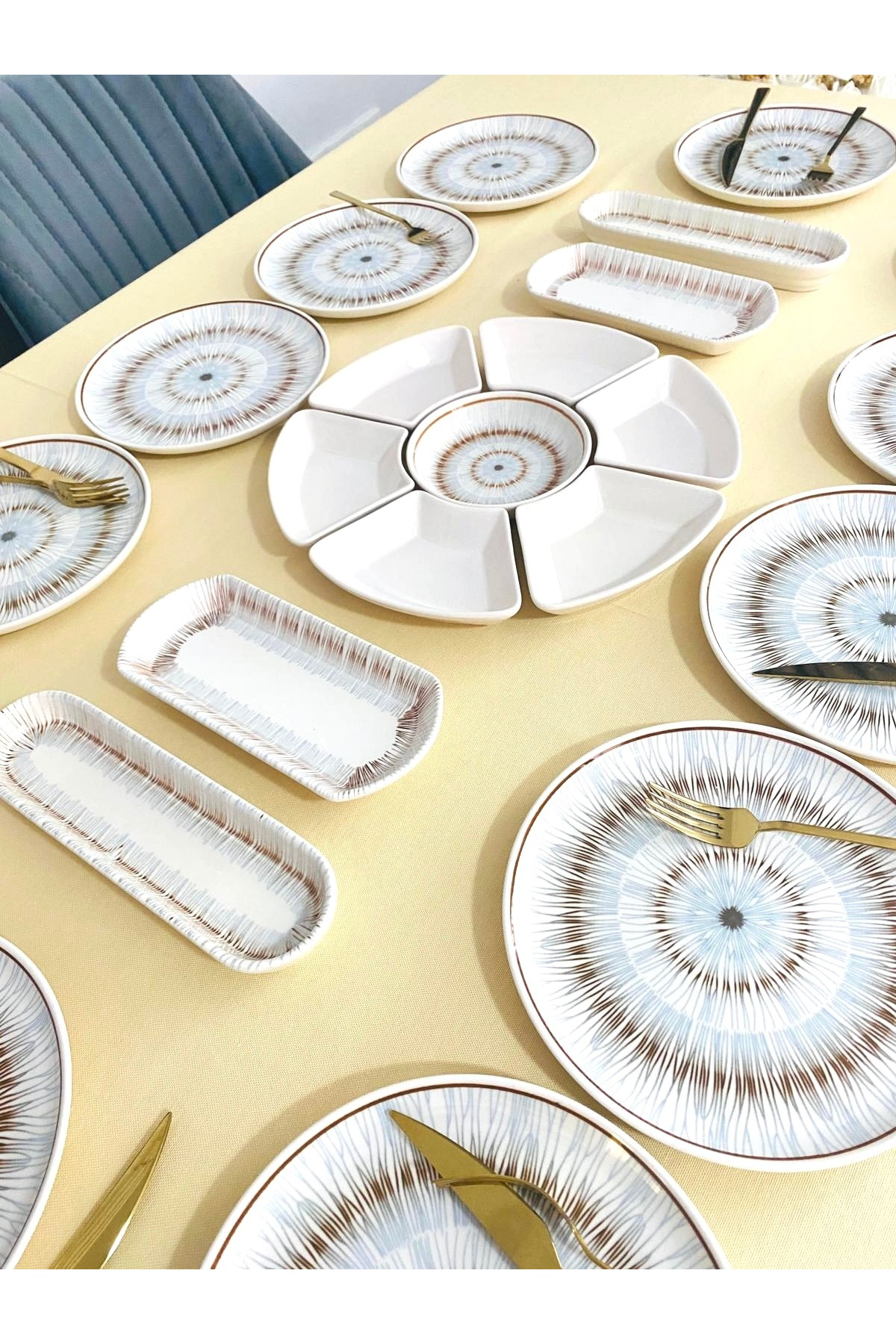 Blue Eyes 12 Kişilik 23 Parça Kahvaltı Takımı