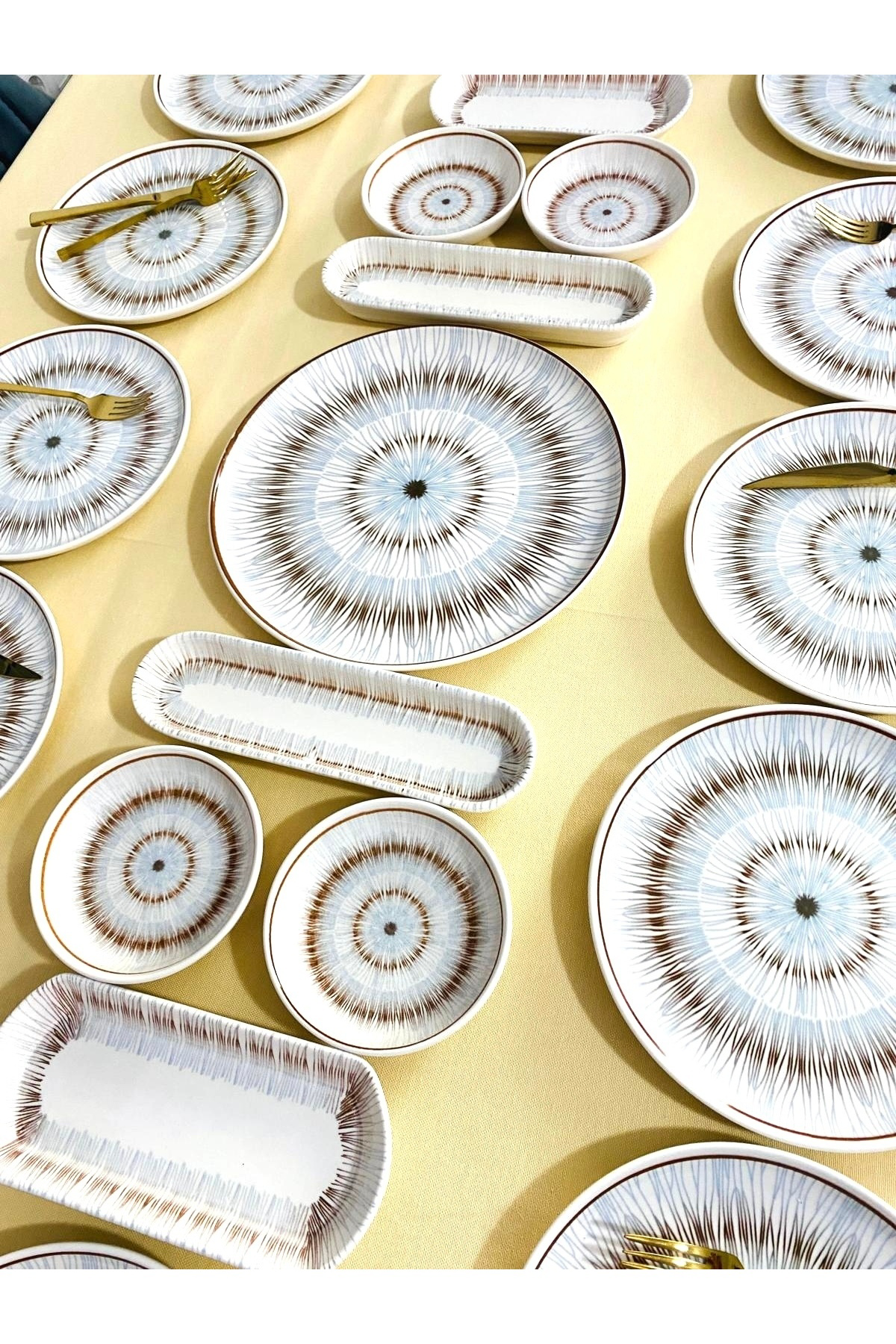 Blue Eyes 12 Kişilik 21 Parça Kahvaltı Takımı