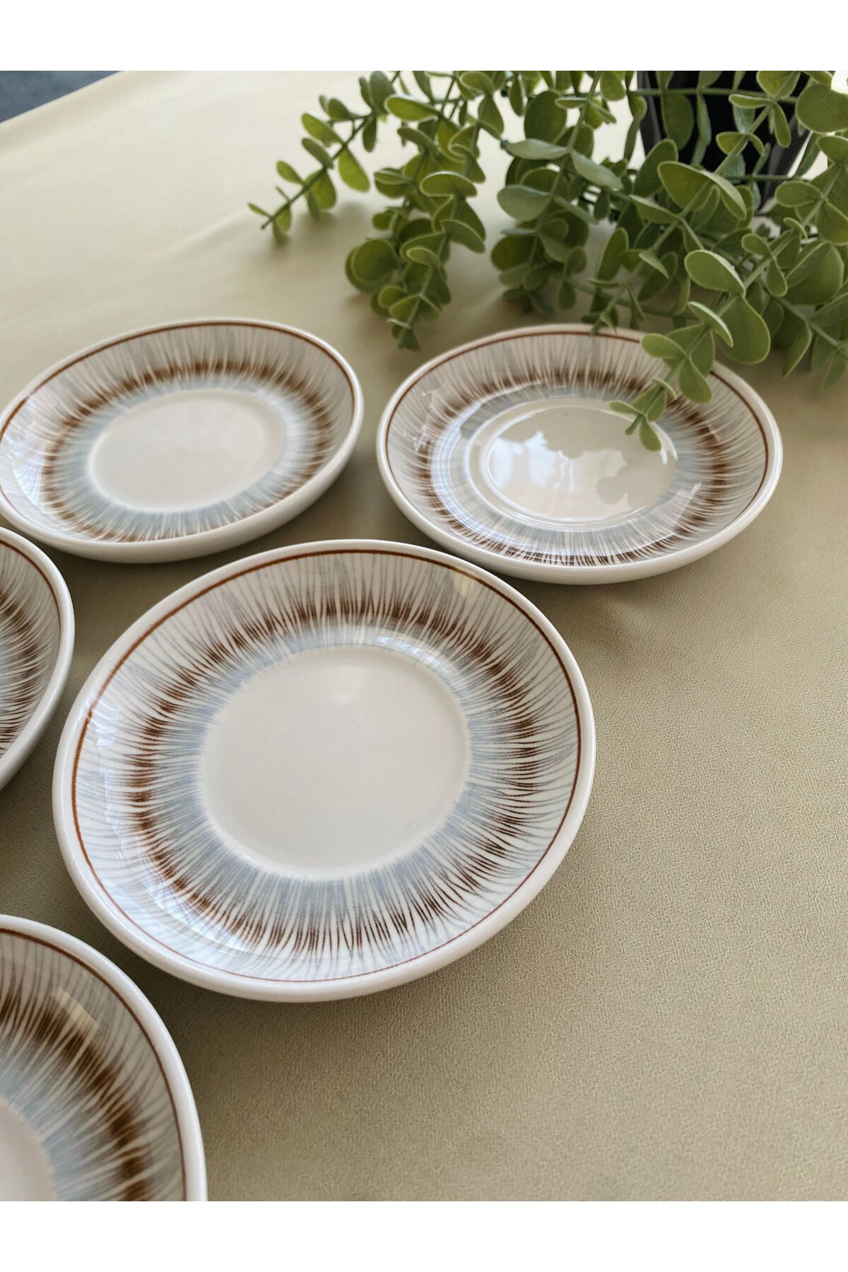 Blue Eyes 6 Adet Çay Tabağı