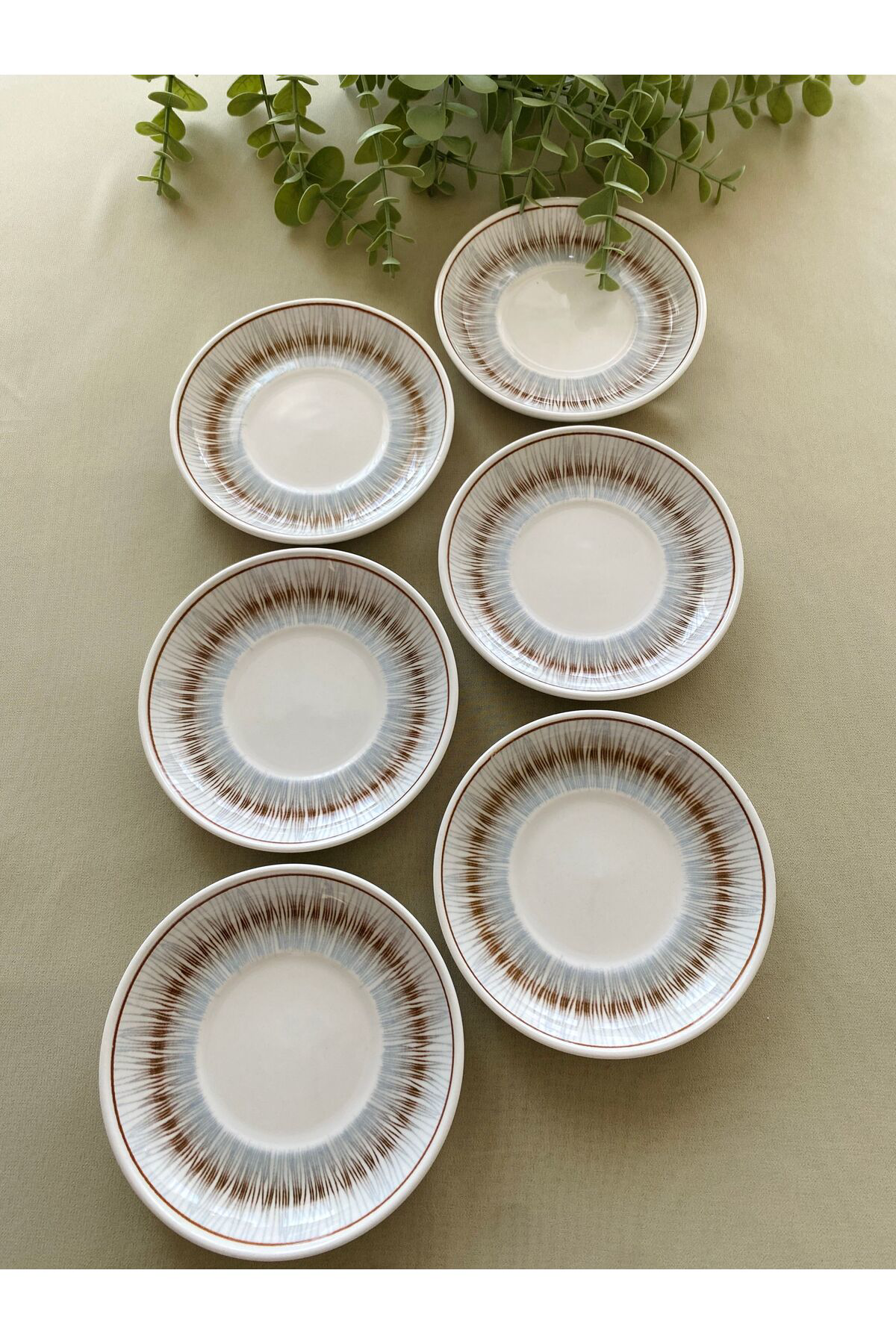 Blue Eyes 6 Adet Çay Tabağı