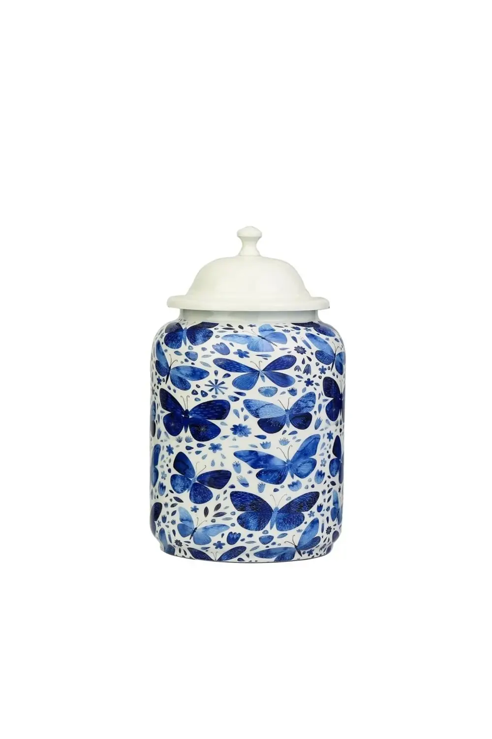 Blue Kelebek Vazo Orta 15*15*25 Cm