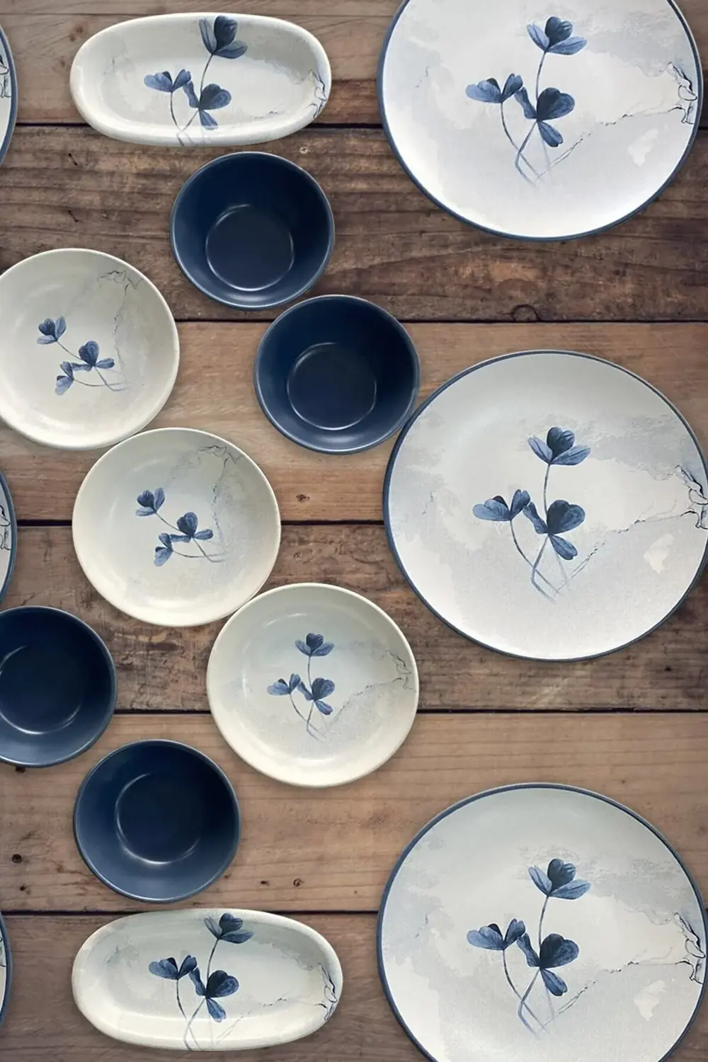 Keramika Blue Magic 15 Parça 6 Kişilik Ege Kahvaltı Takımı- 19863