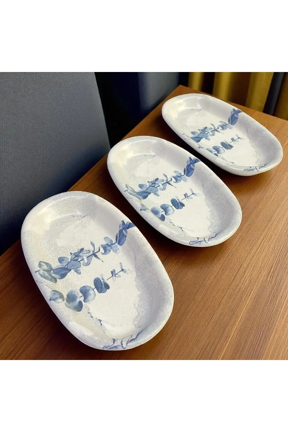 Blue Magic Hitit Kayık Tabak 16 Cm 3 Adet - 19861