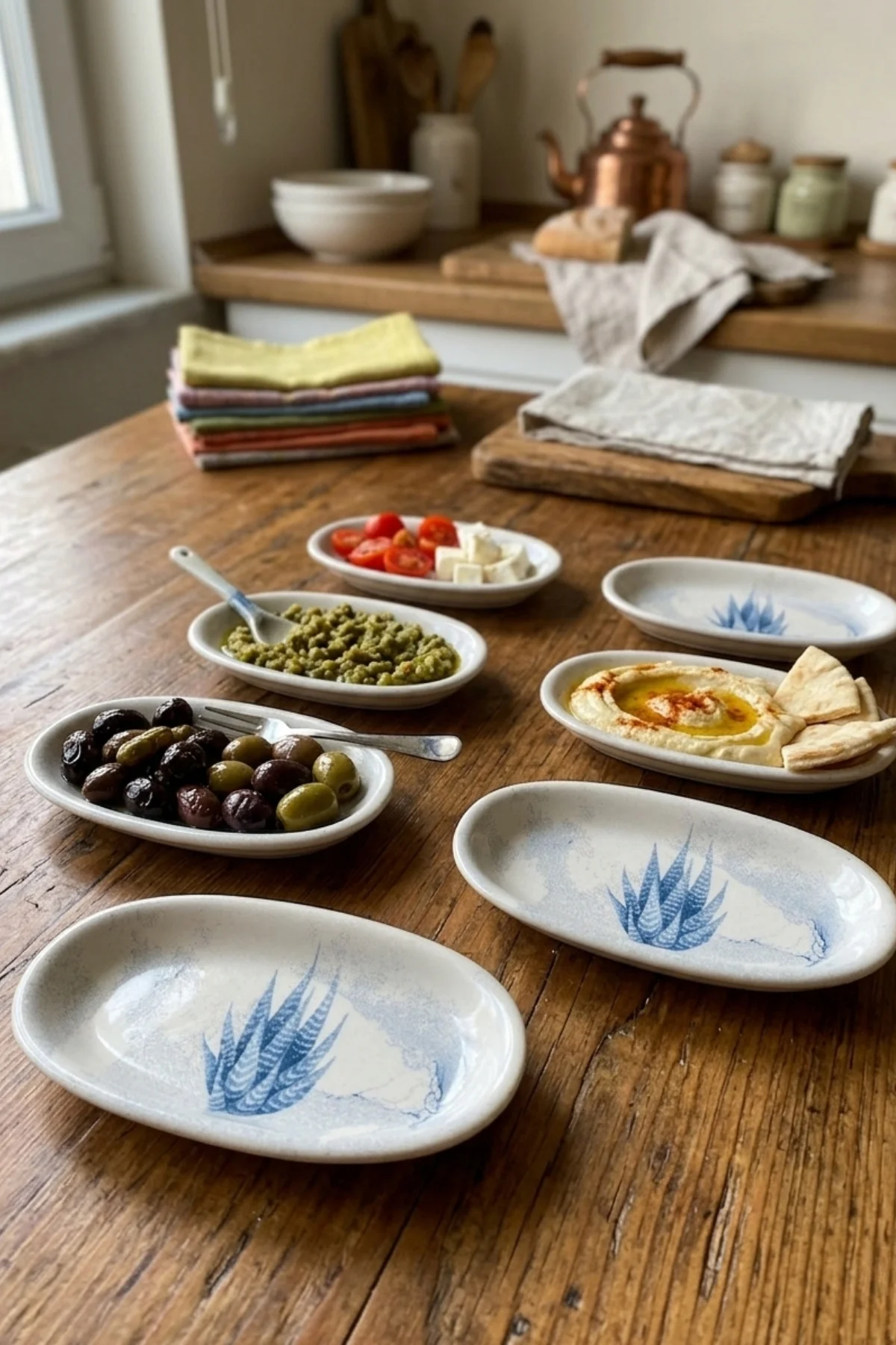 Blue Magic Meze Kahvaltılık Sunum Tabağı 16 Cm 6 Adet - 19864