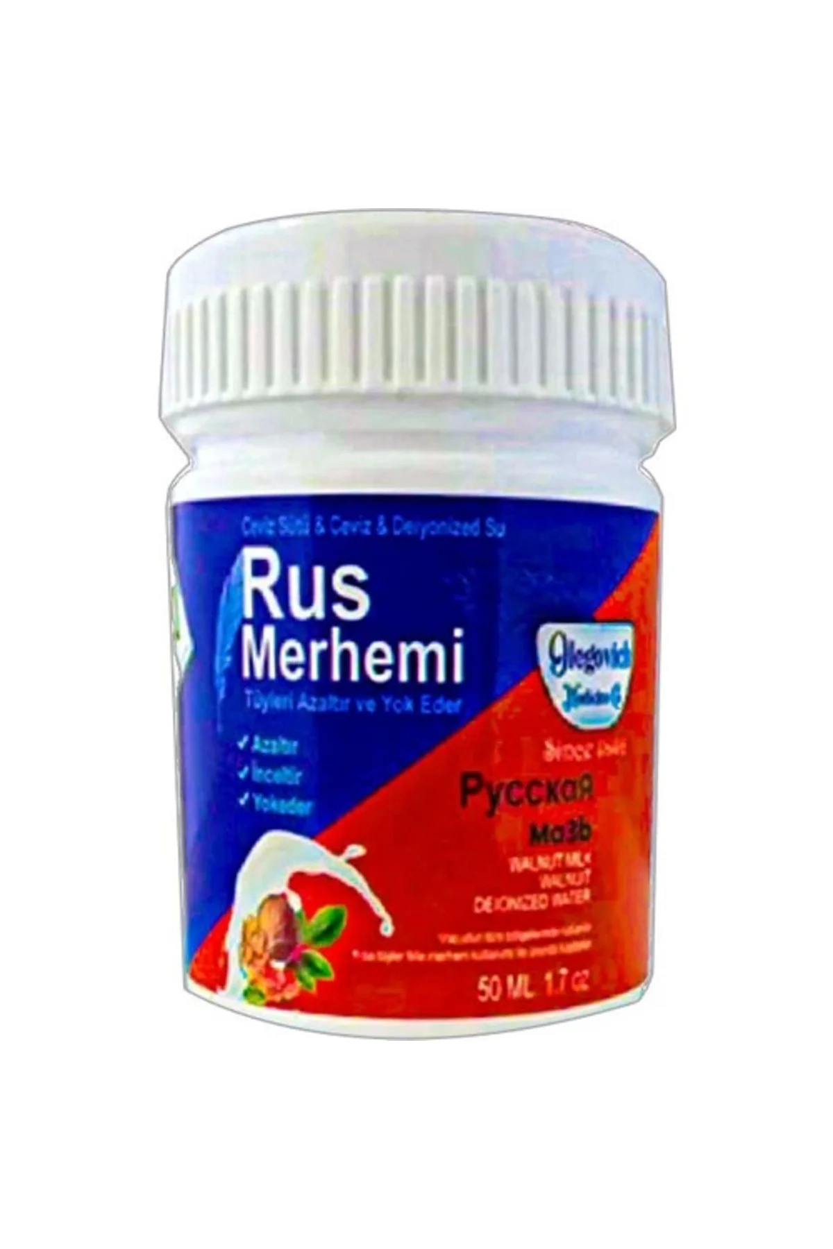 Blue Russ Merhemi 50 ml — Tüy Bakımı ve Cilt Koruma Kremi