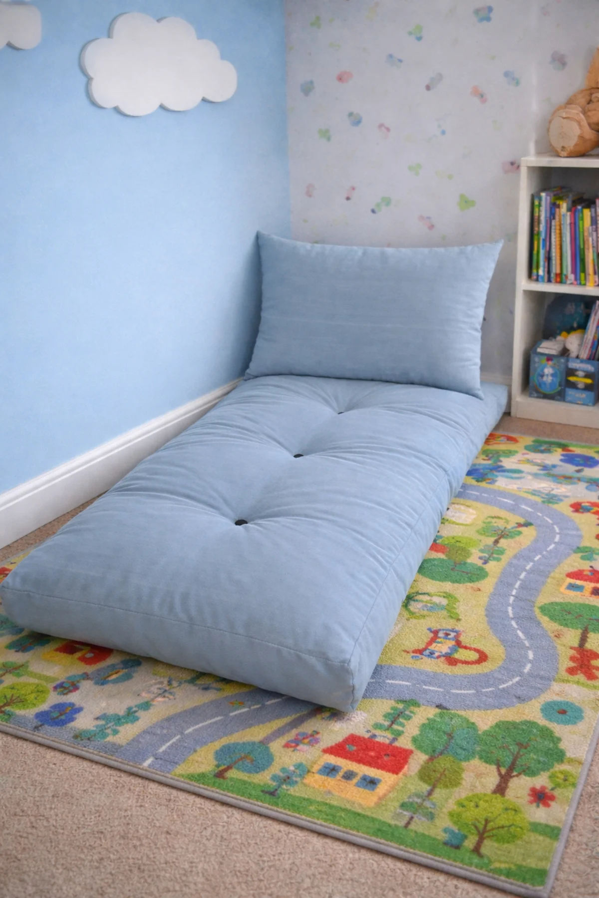 Blue. yer minderi 140x60