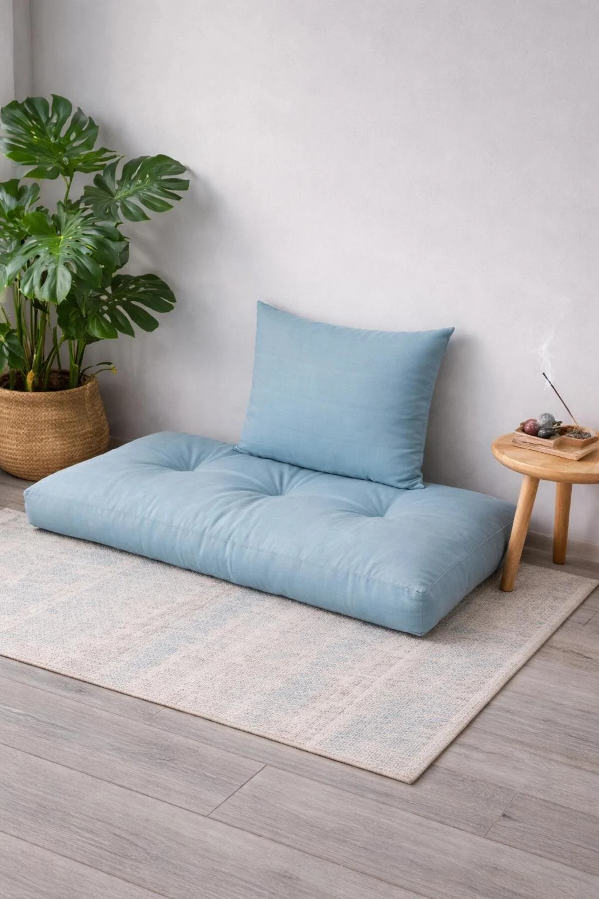 Blue. yer minderi 140x60