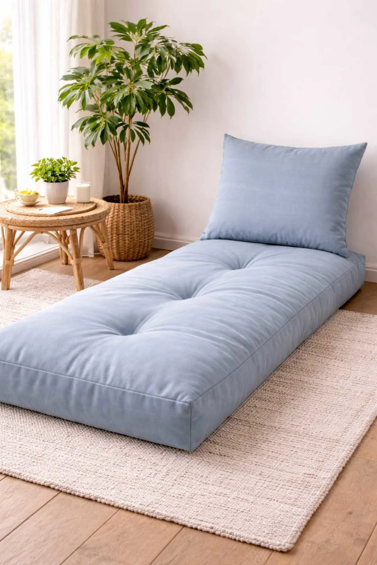 Blue. yer minderi 140x60