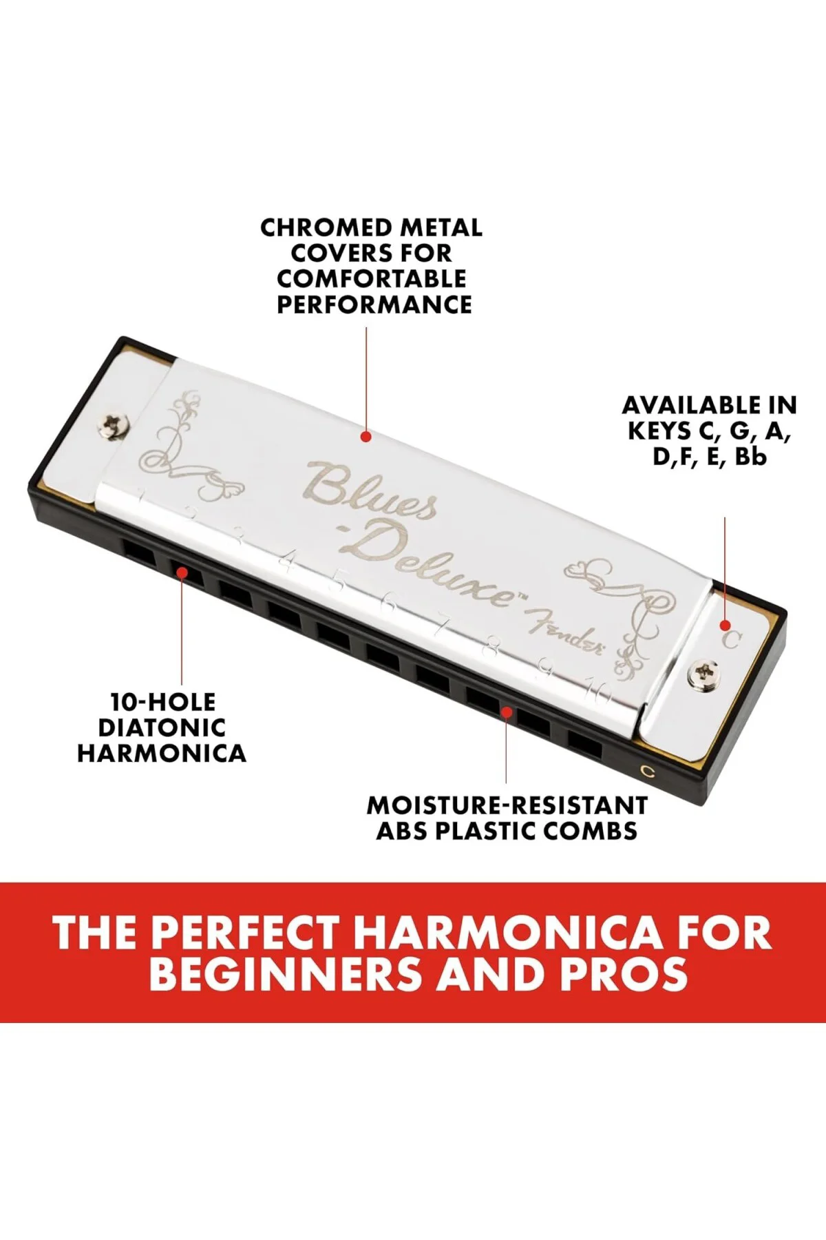 Blues Deluxe Harmonica G (Sol) Mızıka Blues Deluxe Harmonica G (Sol) Mızıka