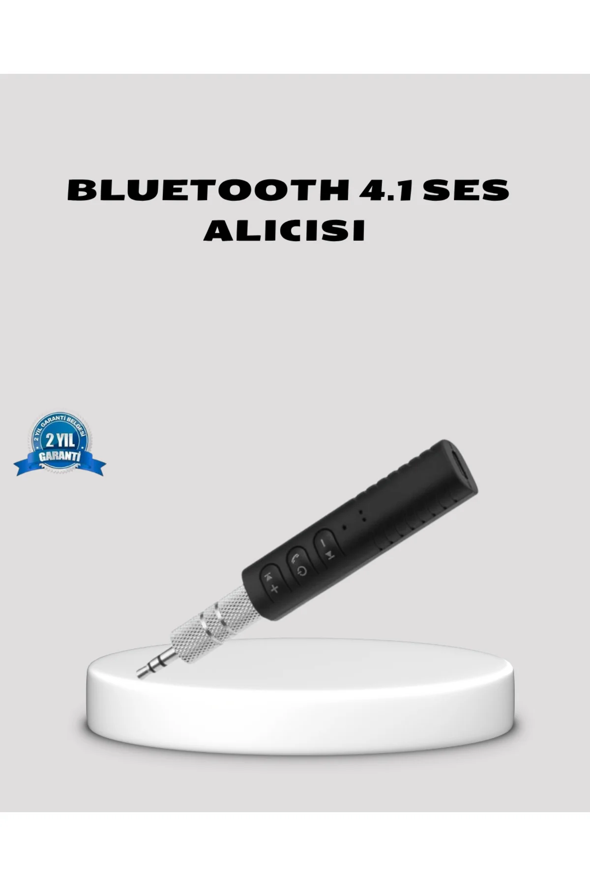 Bluetooth 4.1 Müzik Alıcısı 3.5mm Aux Girişli Mini Kablosuz Adaptör
