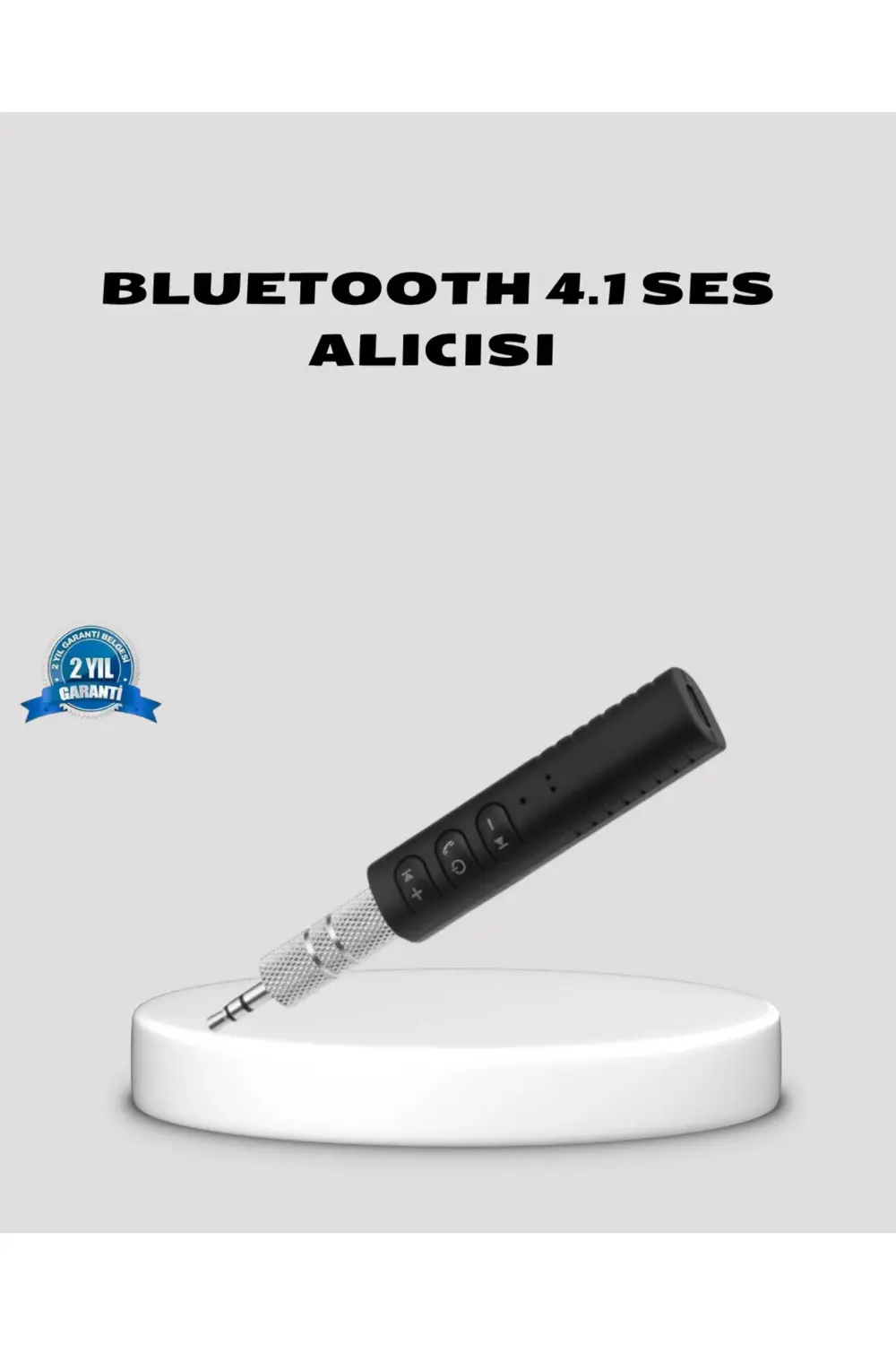 Bluetooth 4.1 Müzik Alıcısı 3.5mm Aux Girişli Mini Kablosuz Adapt