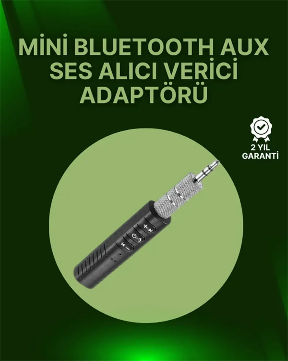 Bluetooth 4.1 Ses Alıcısı | 3.5mm Girişli Hoparlör & Kulaklıklar