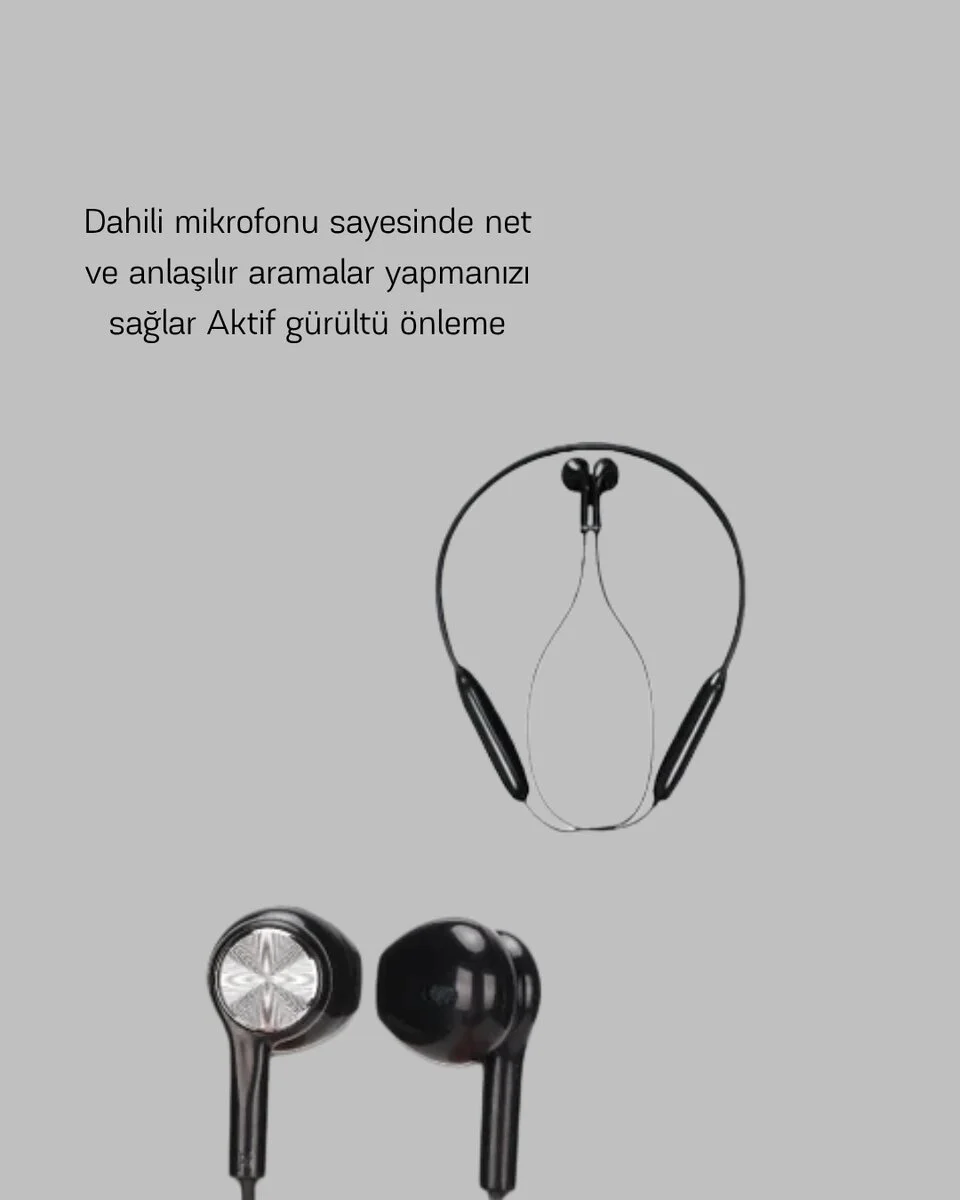 Bluetooth 5.0 ANC Kulaklık – Dokunmatik Kontrol Kristal Netliğinde Mikrofonlu