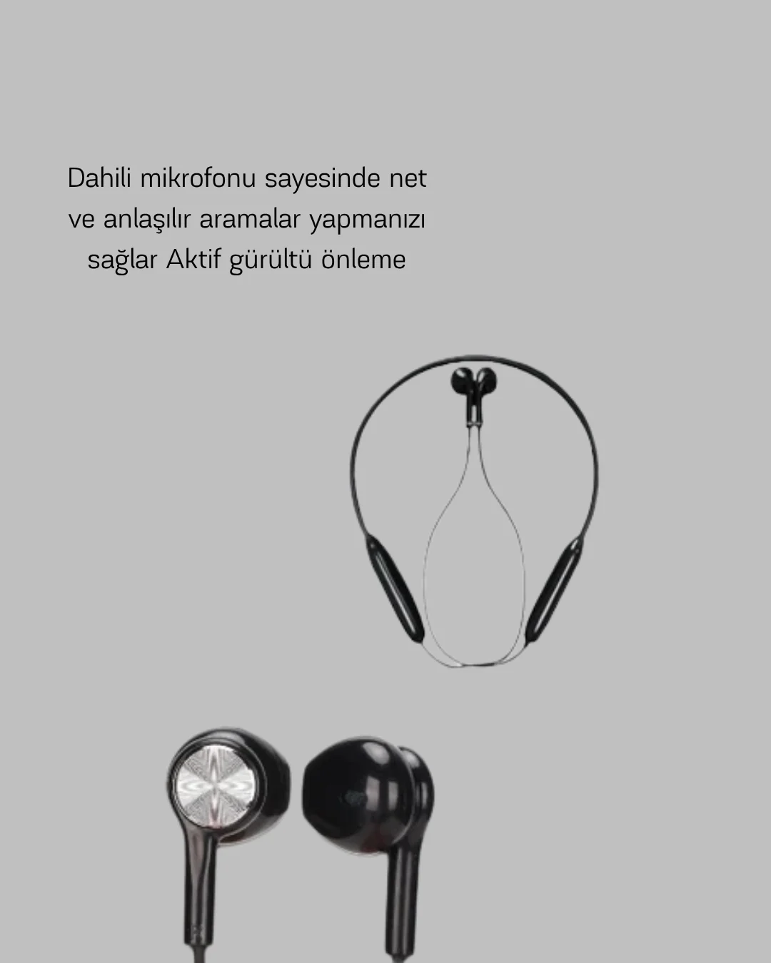 Bluetooth 5.0 ANC Kulaklık – Dokunmatik Kontrol, Kristal Netliğinde Mikrofonlu