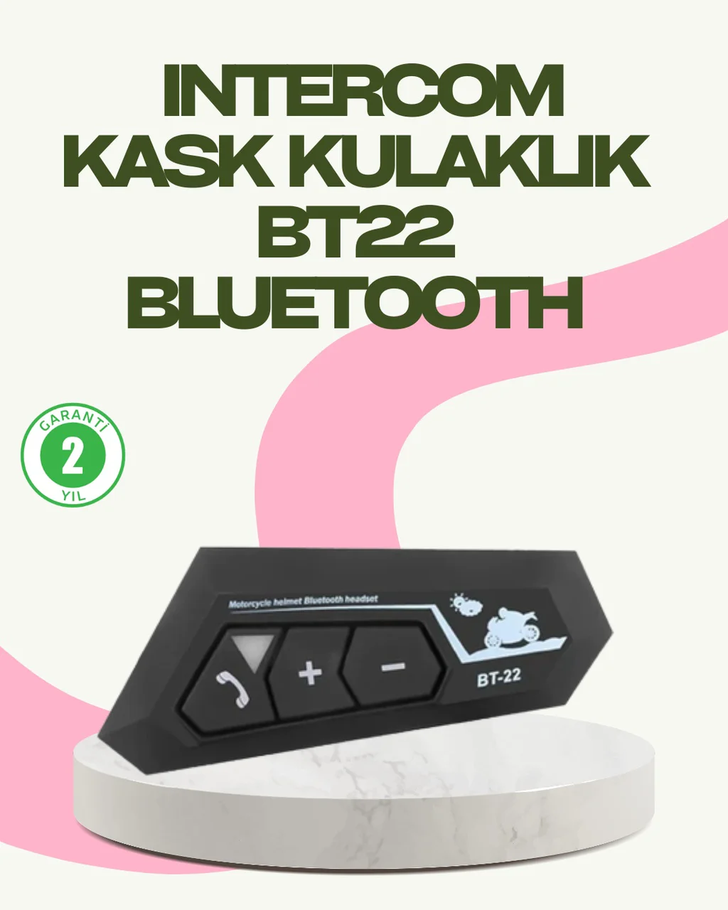 Bluetooth 5.0 Edr Kask Kulaklık Yüksek Ses Kalitesi Ve Gürültü Ön