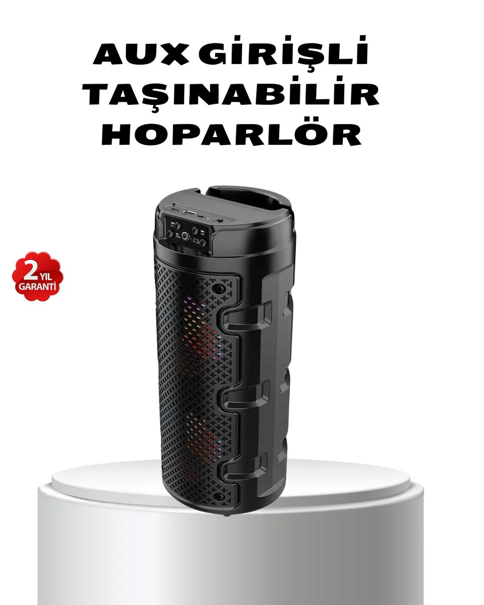 Bluetooth 5.0 Kablosuz Hoparlör - Çift Sürücülü, Yüksek Ses Kalitesi ve Kompakt Tasarım