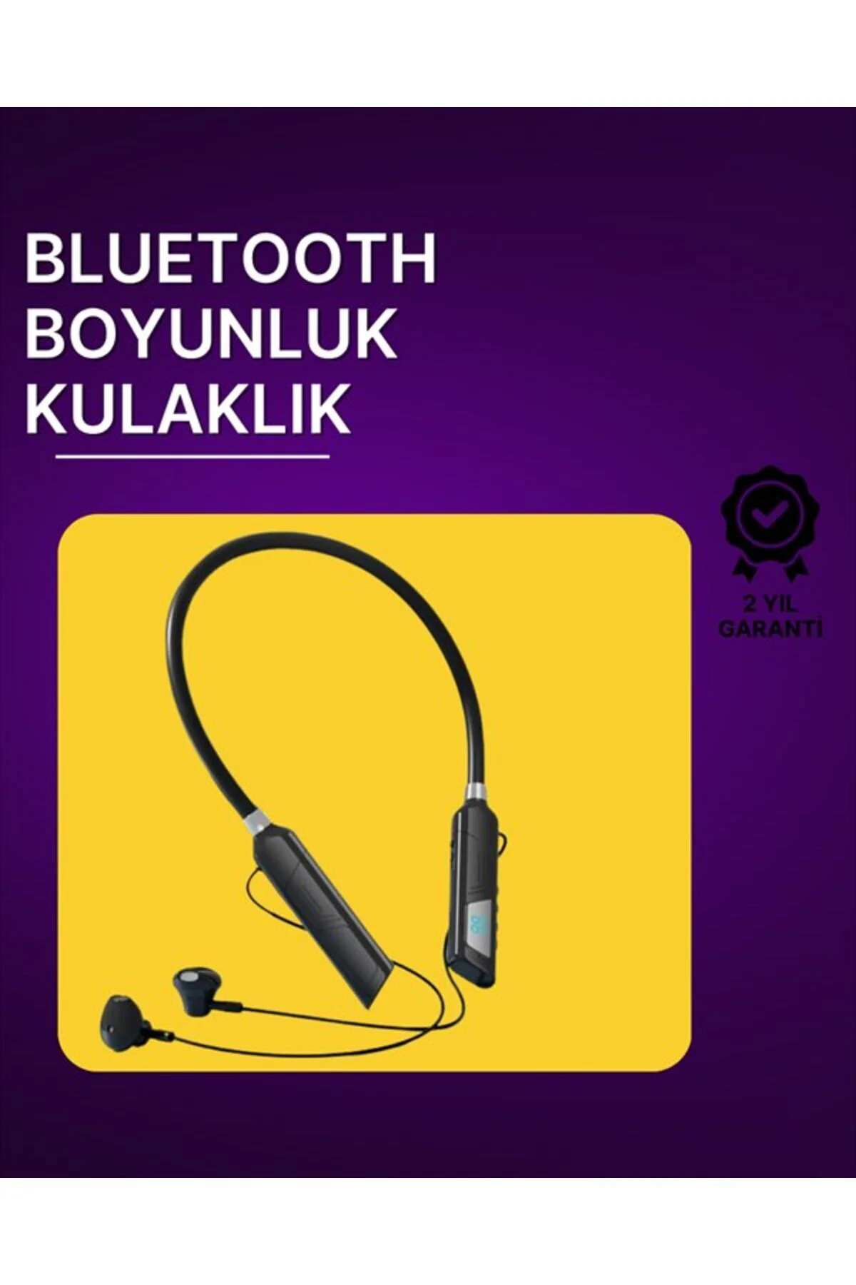 Bluetooth 5.0 Kablosuz Kulaklık – Extra Bass, TF Kart Desteği, 3.