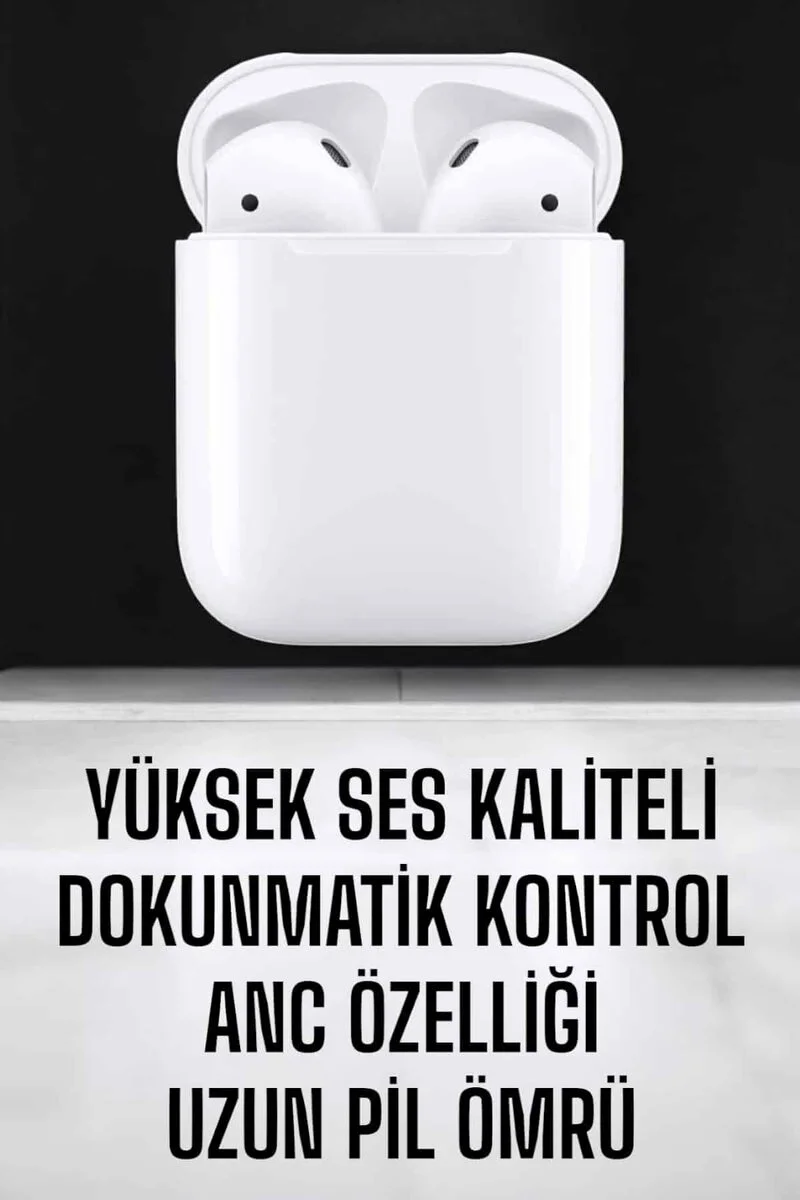 Bluetooth 5.0 Kablosuz Kulaklık - Uzun Pil Ömrü, IPX7 Su Geçirmez ve Yüksek Ses Kalitesi (Beyaz)
