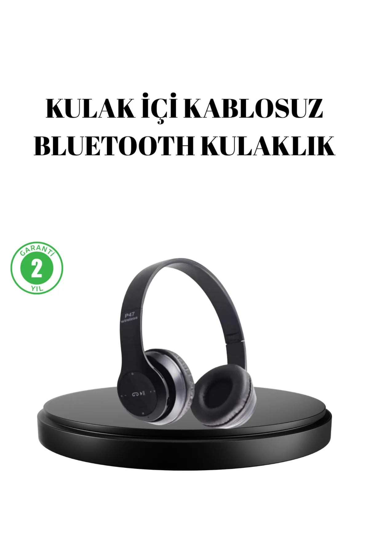 Bluetooth 5.0 Kablosuz Kulaklık – Extra Bass, TF Kart Desteği, 3.