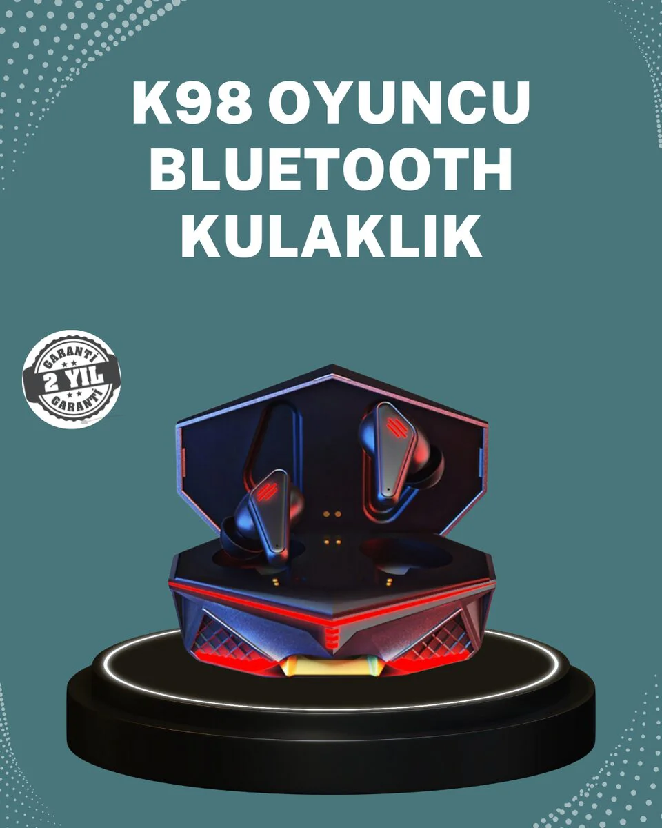 Bluetooth 5.0 Kablosuz Gaming Kulaklık - Ergonomik ve IPX4 Suya Dayanıklı