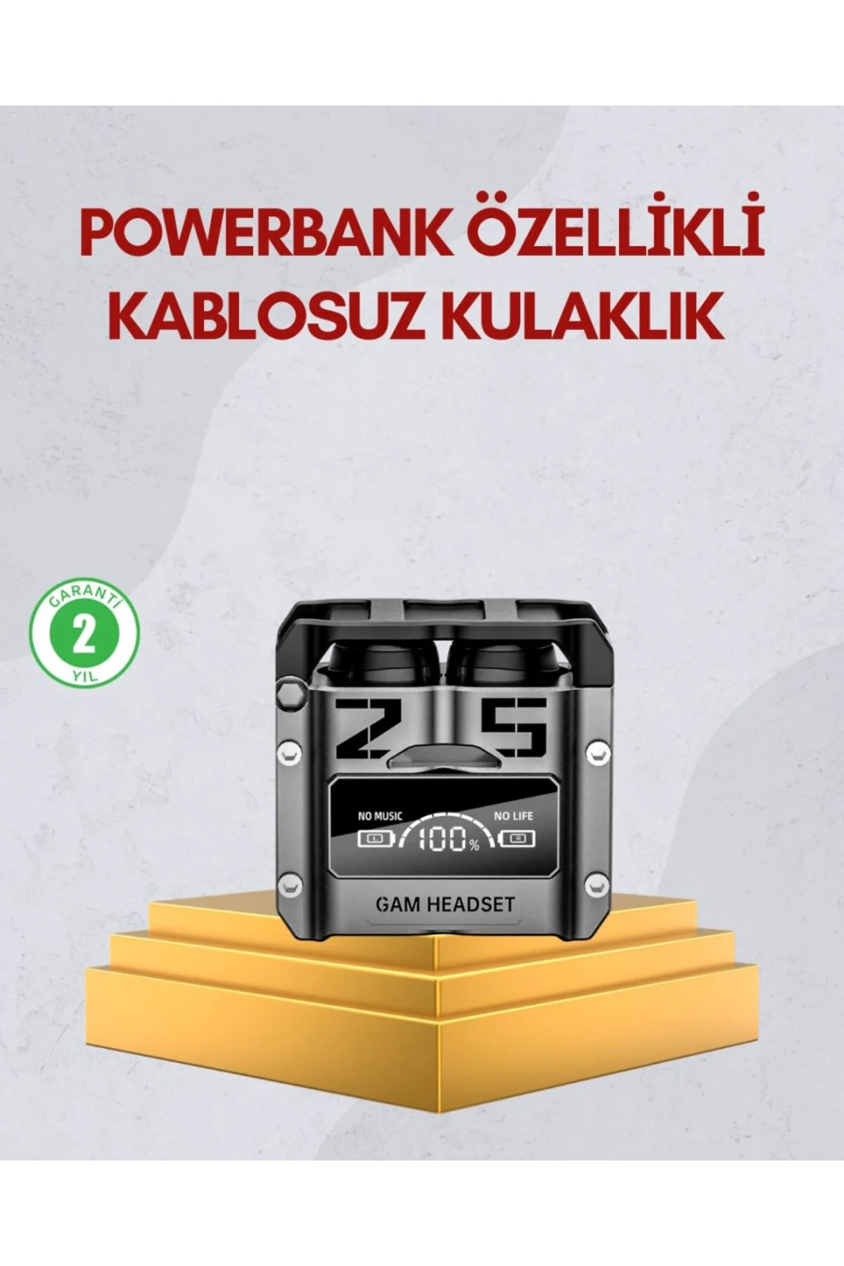 Bluetooth 5.0 Kulak İçi Kulaklık Mikrofonlu Kablosuz Model