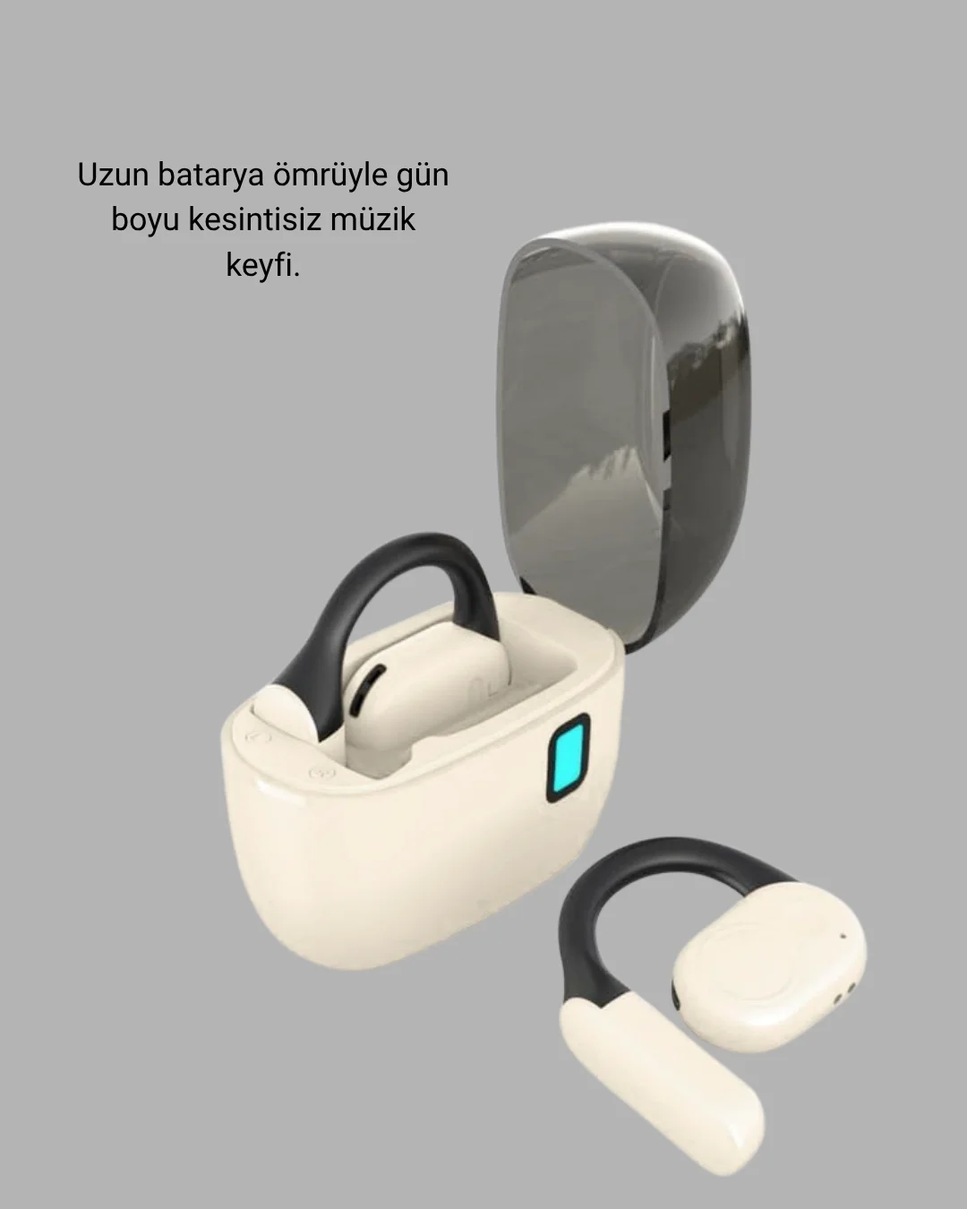 Bluetooth 5.0 Kulak İçi Kulaklık – Güçlü Bas, Uzun Pil Ömrü, Şarj Kutulu Tasarım Yeni Nesil