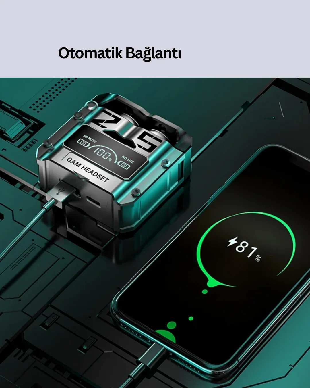 Bluetooth 5.0 Kulak İçi Kulaklık Mikrofonlu Kablosuz Model