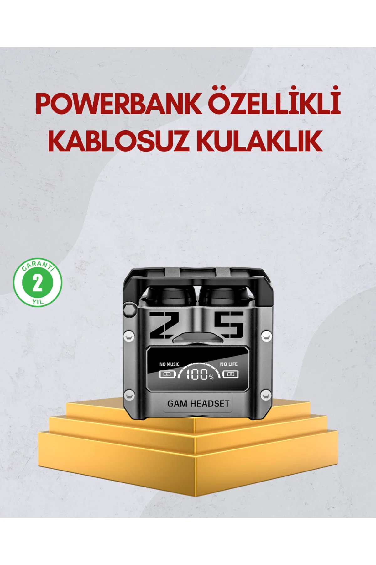 Bluetooth 5.0 Kulak İçi Kulaklık Mikrofonlu Kablosuz Model