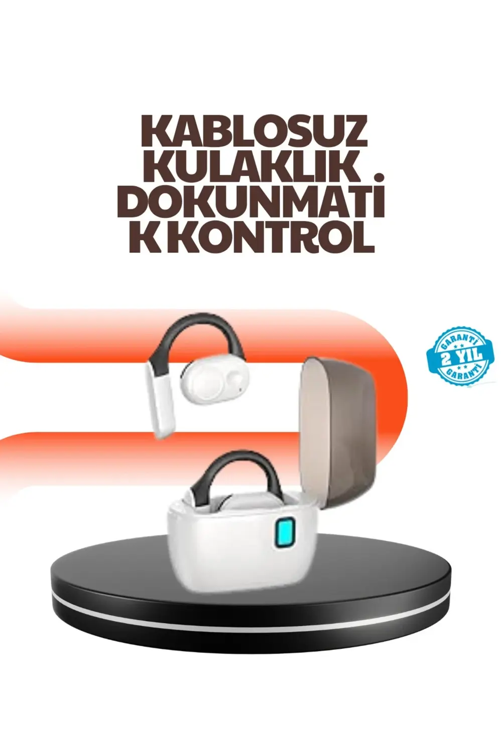 Bluetooth 5.0 Kulak İçi Kulaklık – Güçlü Bas, Uzun Pil Ömrü, Şarj