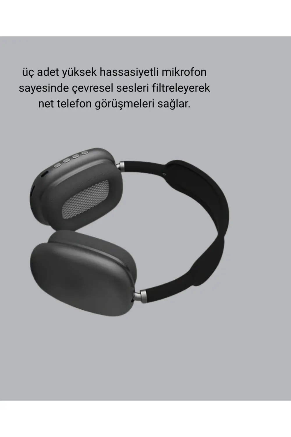 Bluetooth 5.0 Kulak Üstü Kulaklık – Gürültü Engelleme, Uzamsal Se