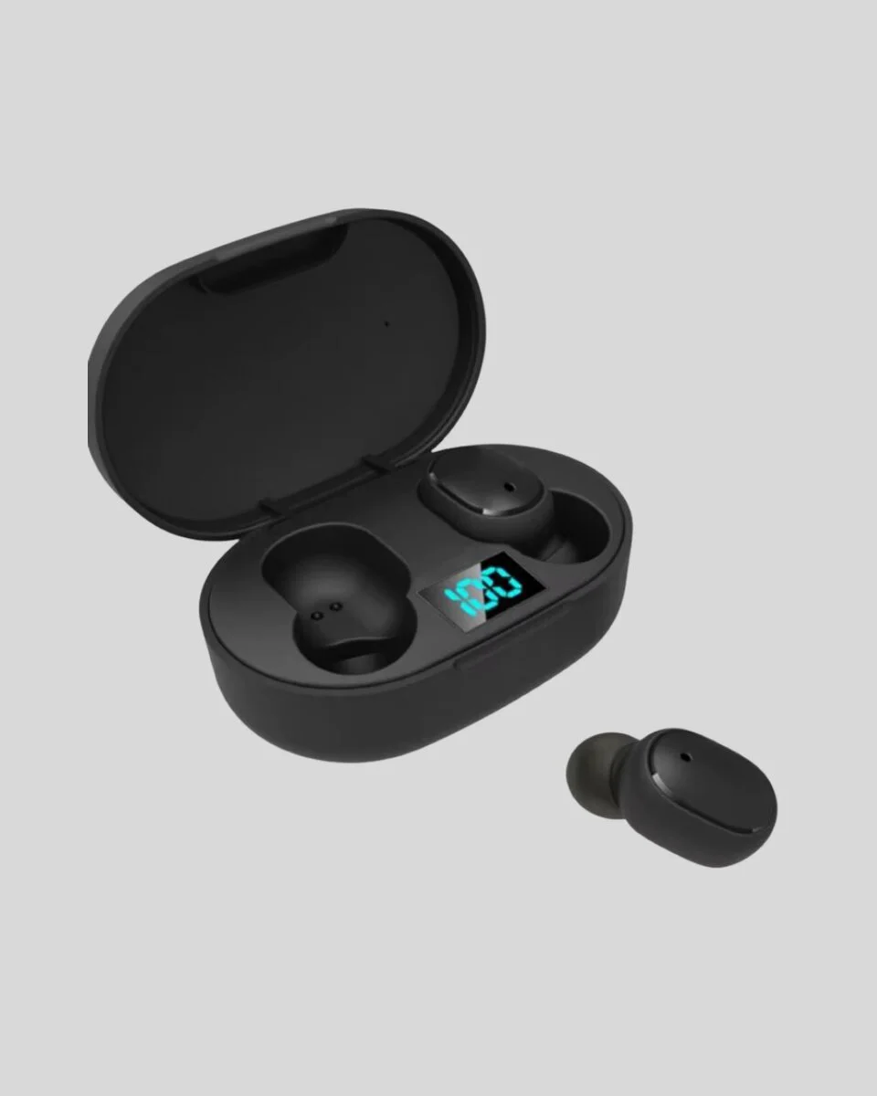 Bluetooth 5.0 Kulaklık - iOS ve Android Uyumlu, LED Şarj Kutulu, 24 Saat Pil Ömrü