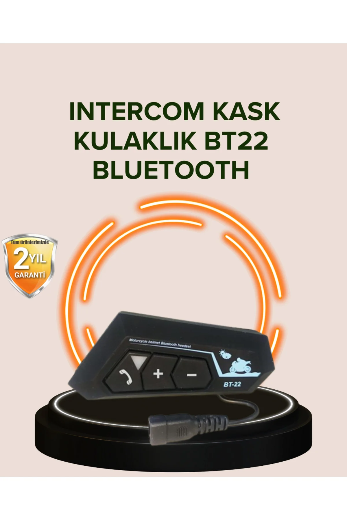 Bluetooth 5.0 Motosiklet Kask Kulaklık Eller Serbest ve Müzik Öze