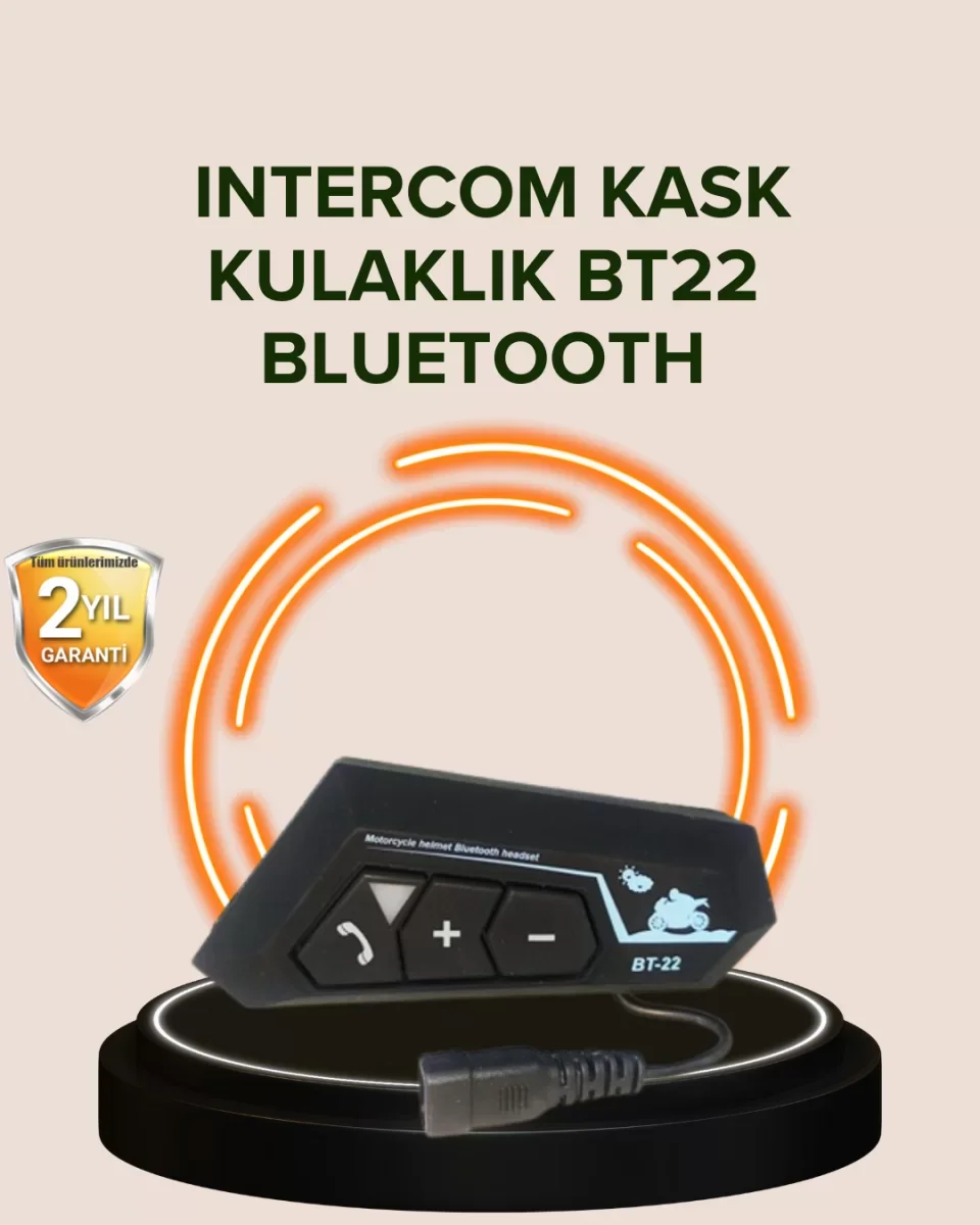 Bluetooth 5.0 Motosiklet Kask Kulaklık Eller Serbest ve Müzik Özellikli - Lisinya