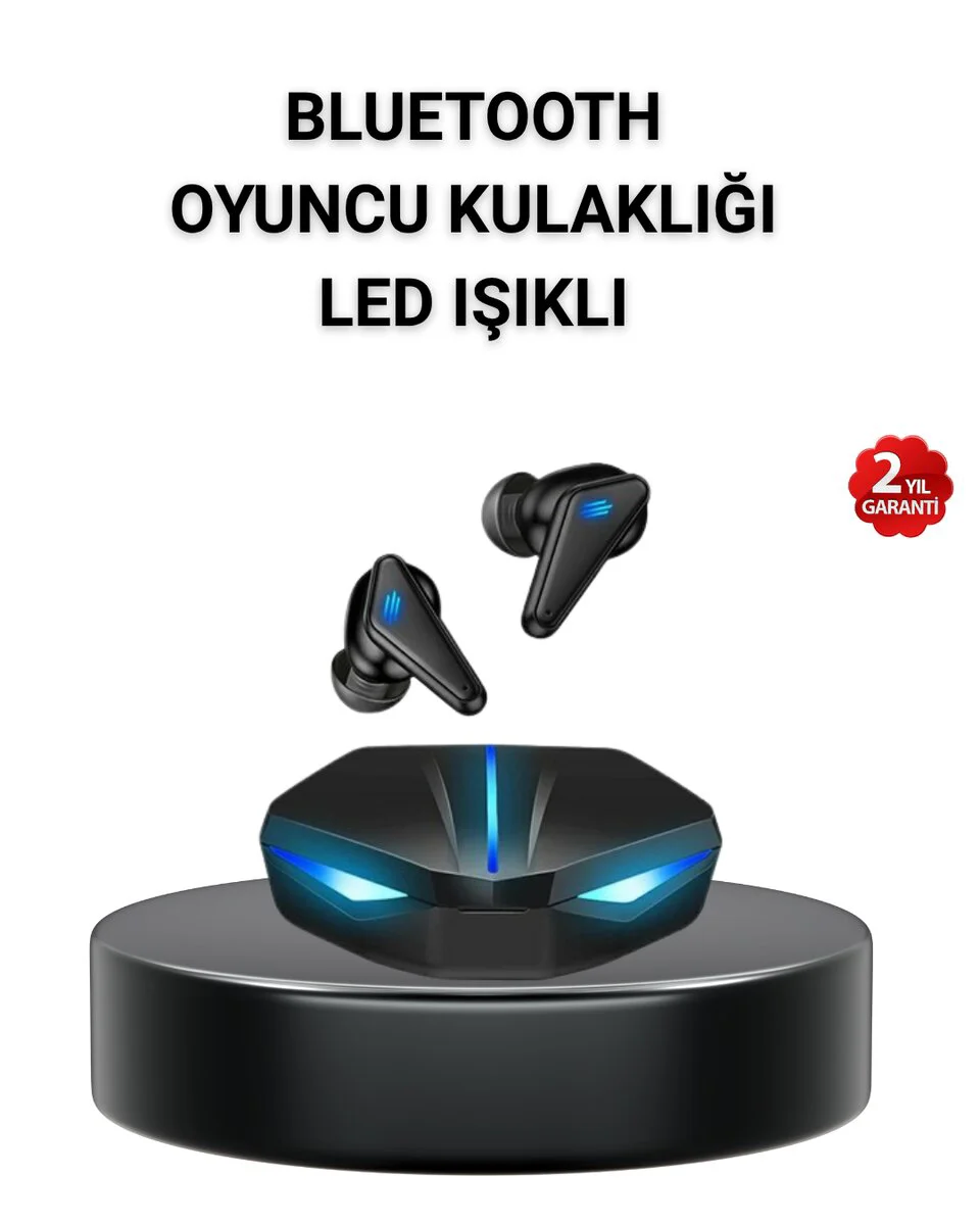 Bluetooth 5.0 Oyun ve Müzik Kulaklığı – 3D Ses Kalitesi ile Kesintisiz Deneyim