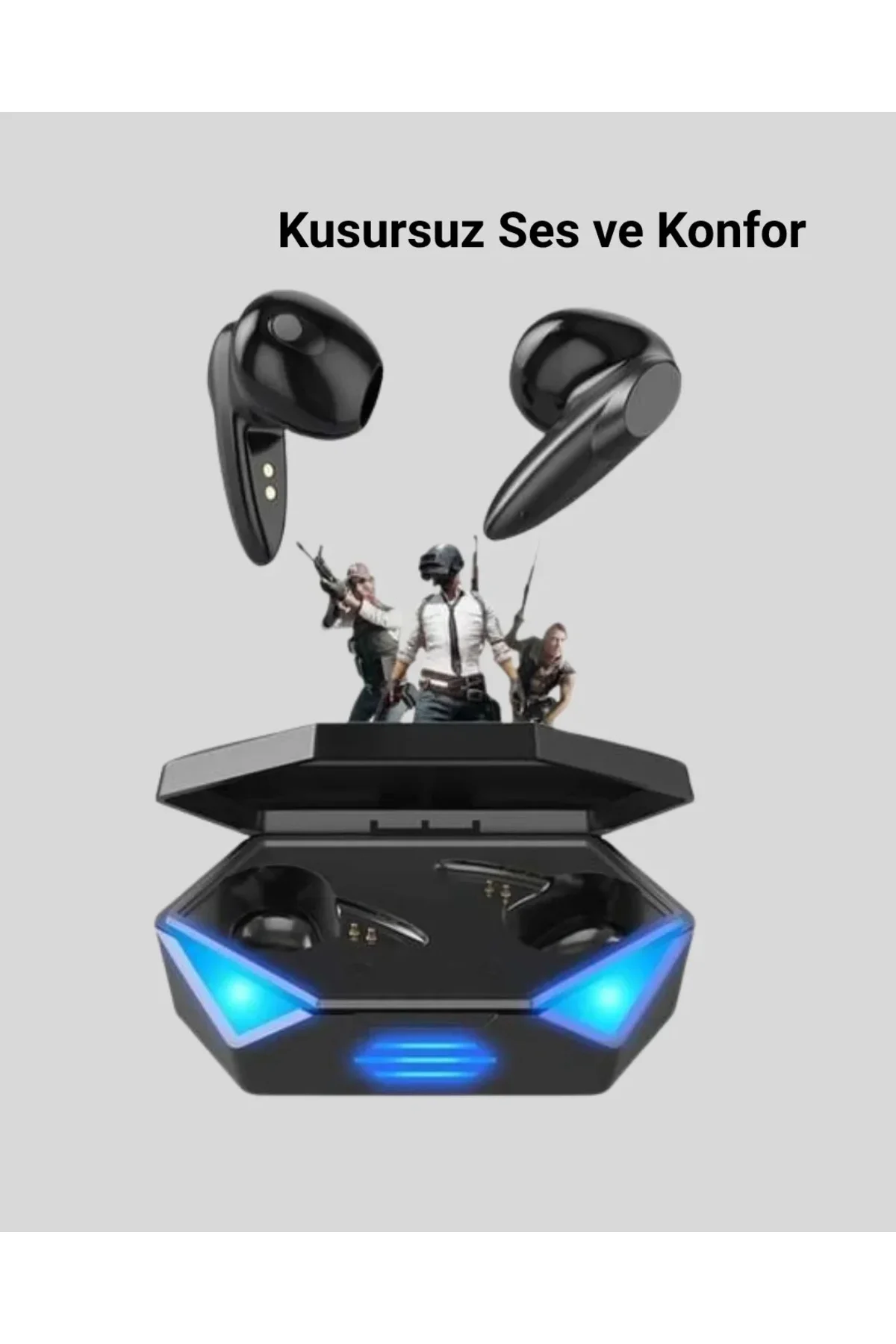 Bluetooth 5.0 Oyun ve Müzik Kulaklığı – 3D Ses Kalitesi Bluetooth 5.0 Oyun ve Müzik Kulaklığı – 3D Ses Kalitesi