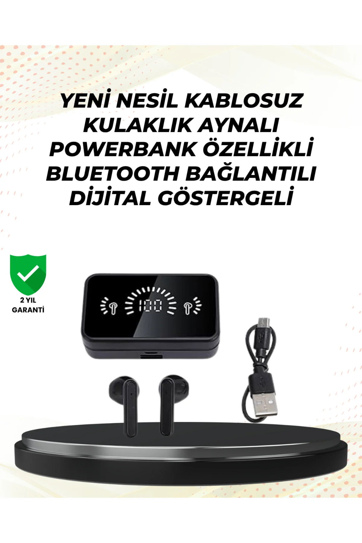 Bluetooth 5.1 Destekli bluetooth kulaklık – ANC ve Stereo Sesli