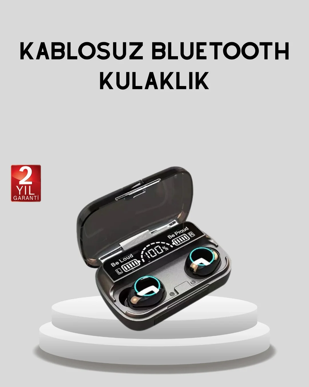 Bluetooth 5.1 M10 TWS Kulaklık Ergonomik Tasarım Yüksek Ses Kaliteli