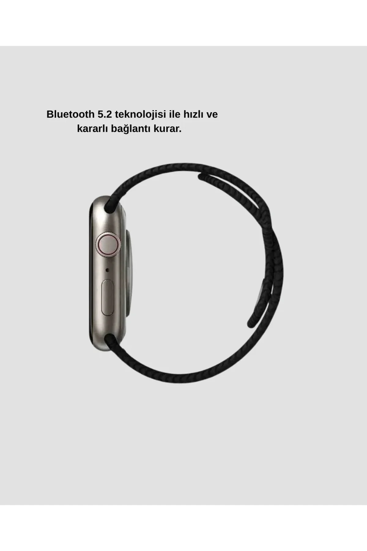 Bluetooth 5.2 Akıllı Saat Kablosuz Şarjlı Sesli Asistanlı 420 mAh Günlük Kullanım
