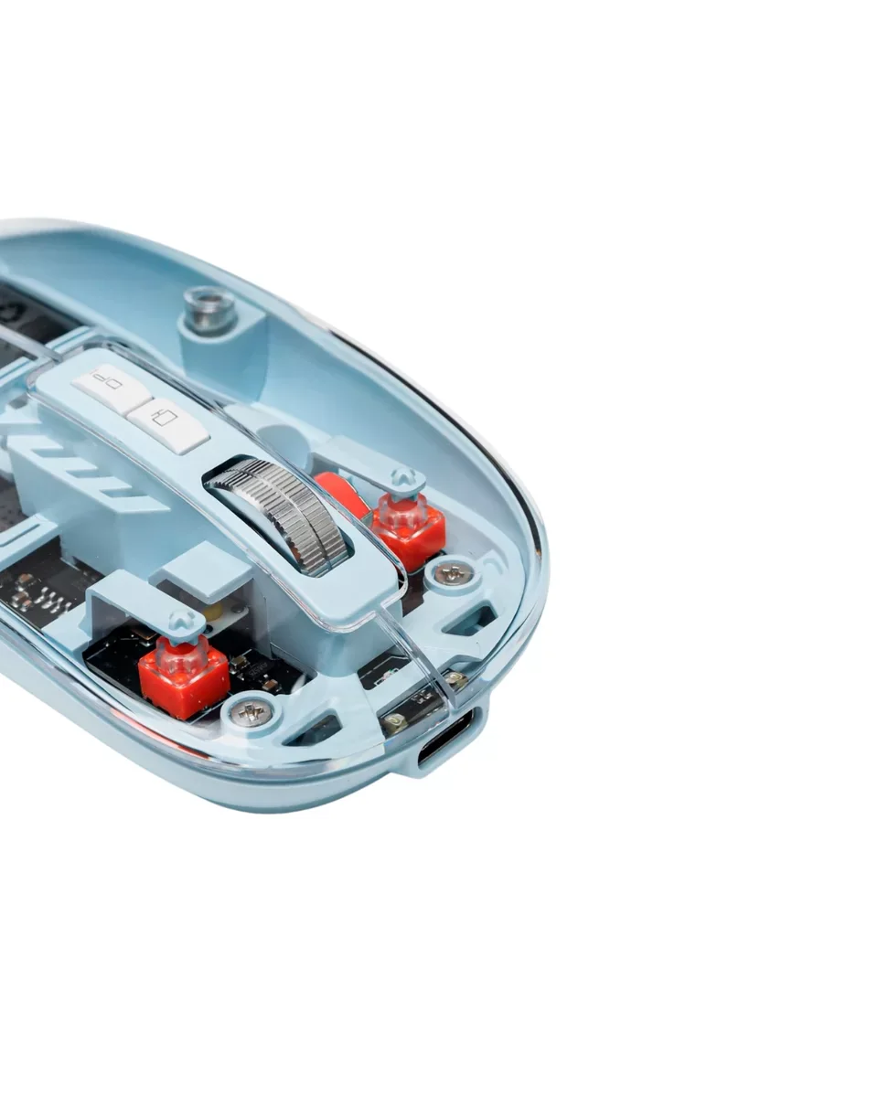Bluetooth 5.2 Destekli Mavi Pilli Kablosuz Mouse – Yeni Nesil Ergonomik Çözüm