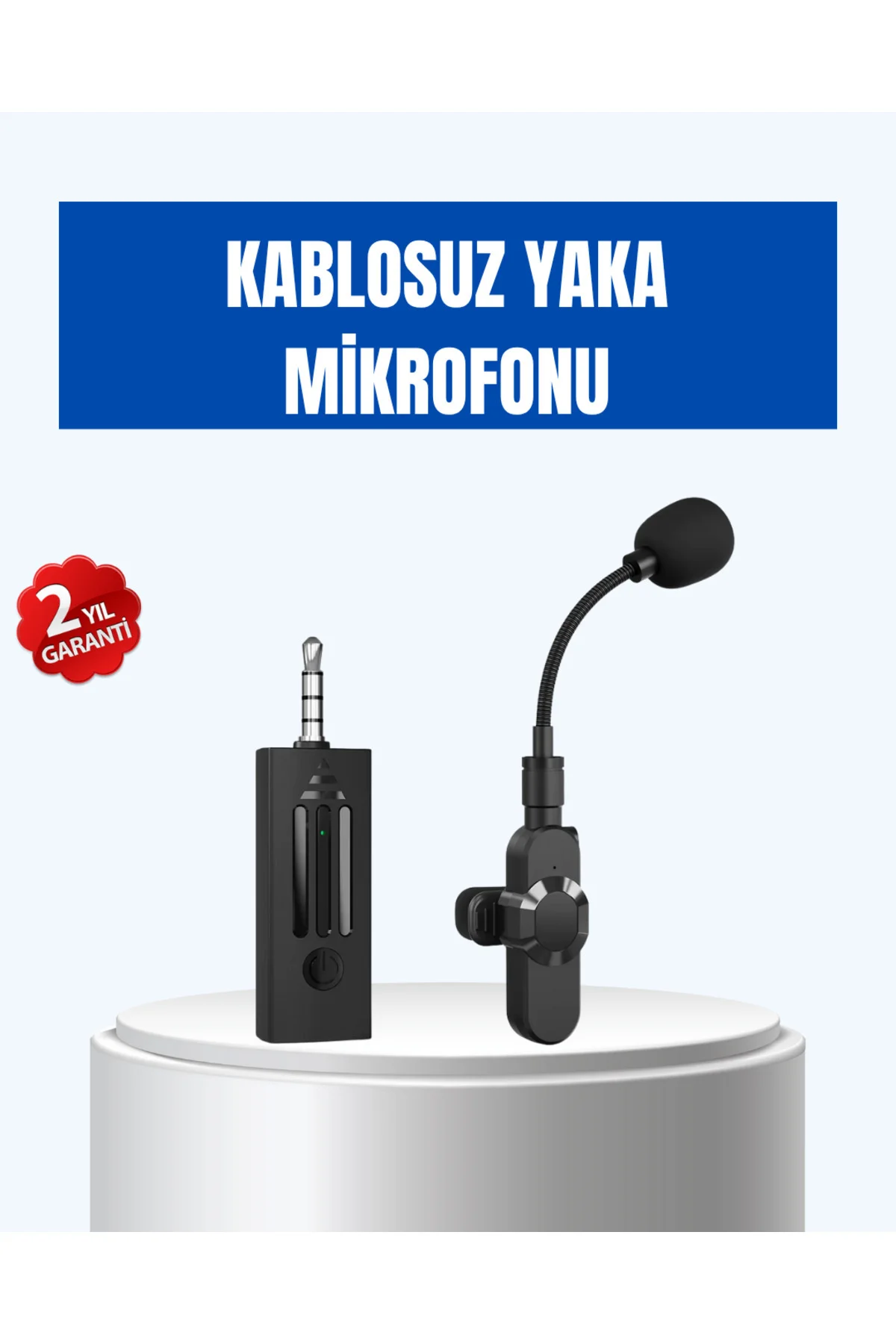 Bluetooth 5.2 Destekli Gürültü Önleyici Kablosuz Mikrofon