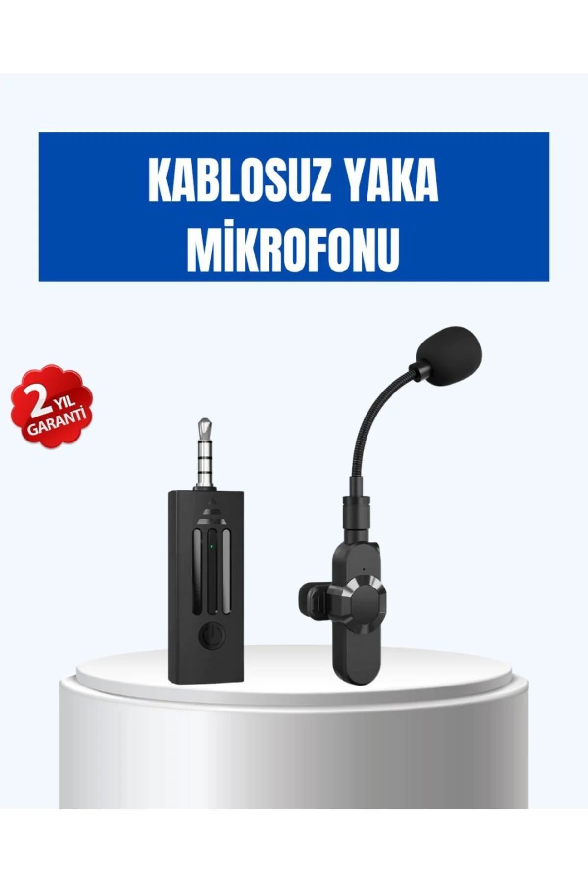 Bluetooth 5.2 Destekli Gürültü Önleyici Kablosuz Mikrofon