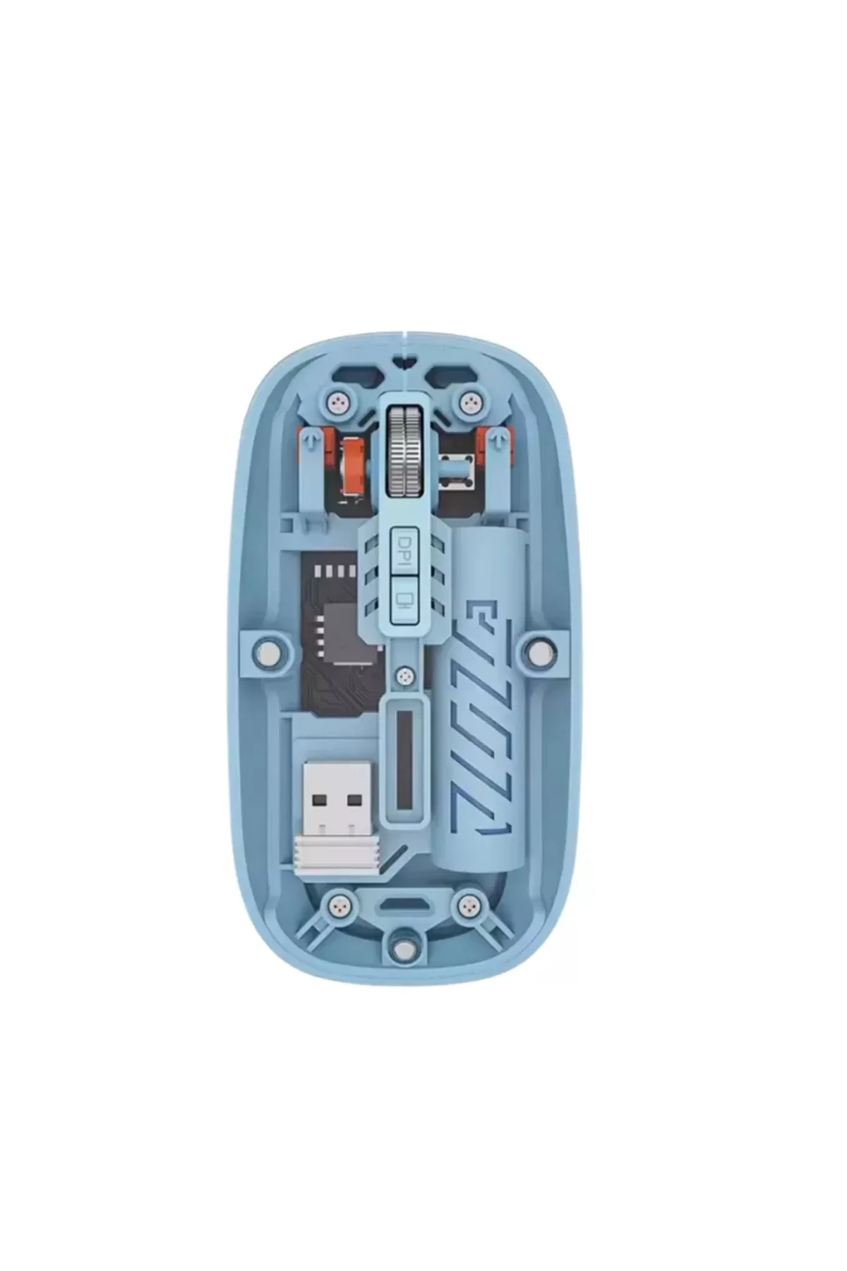 Bluetooth 5.2 Destekli Mavi Pilli Kablosuz Mouse