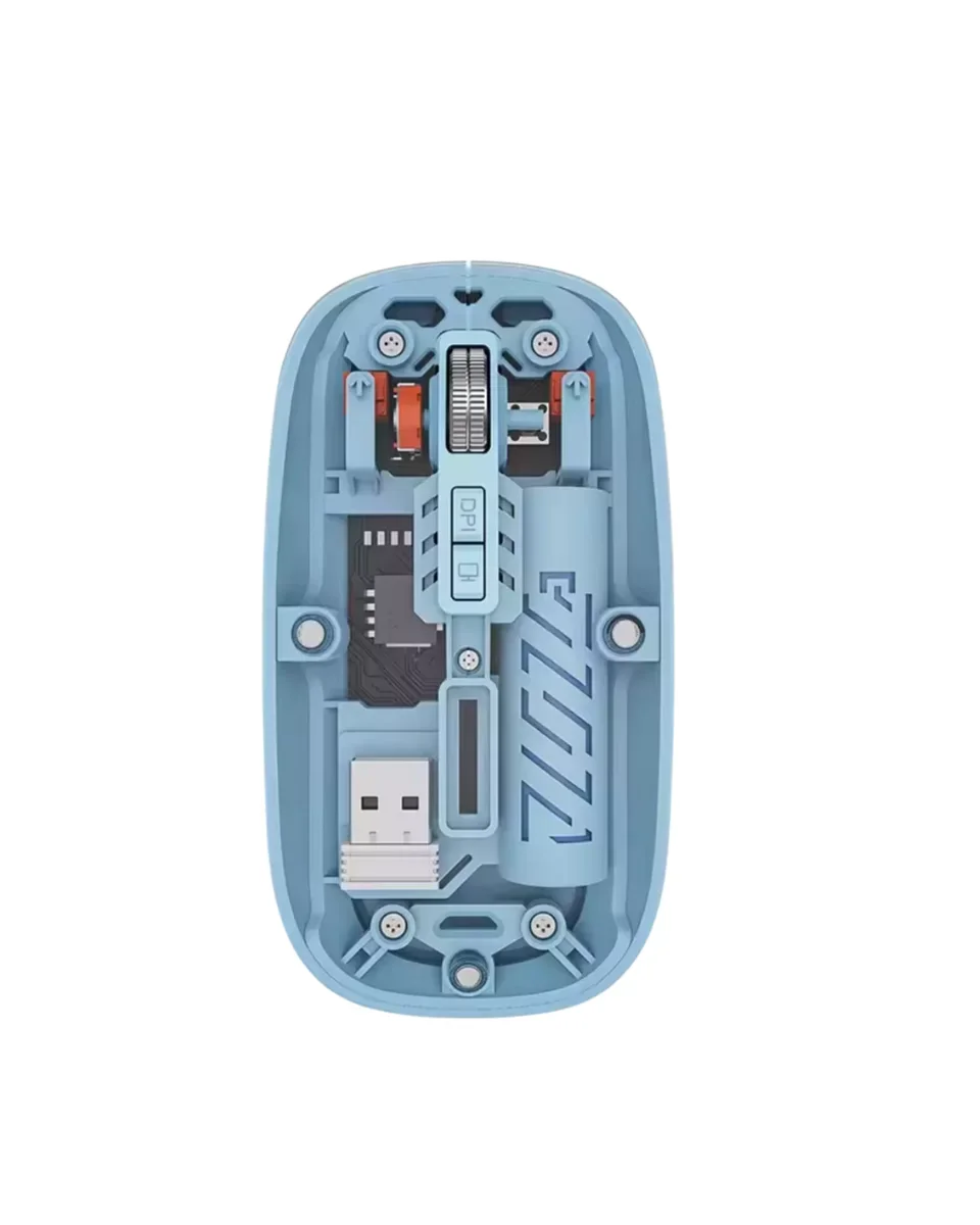 Bluetooth 5.2 Destekli Mavi Pilli Kablosuz Mouse – Yeni Nesil Ergonomik Çözüm
